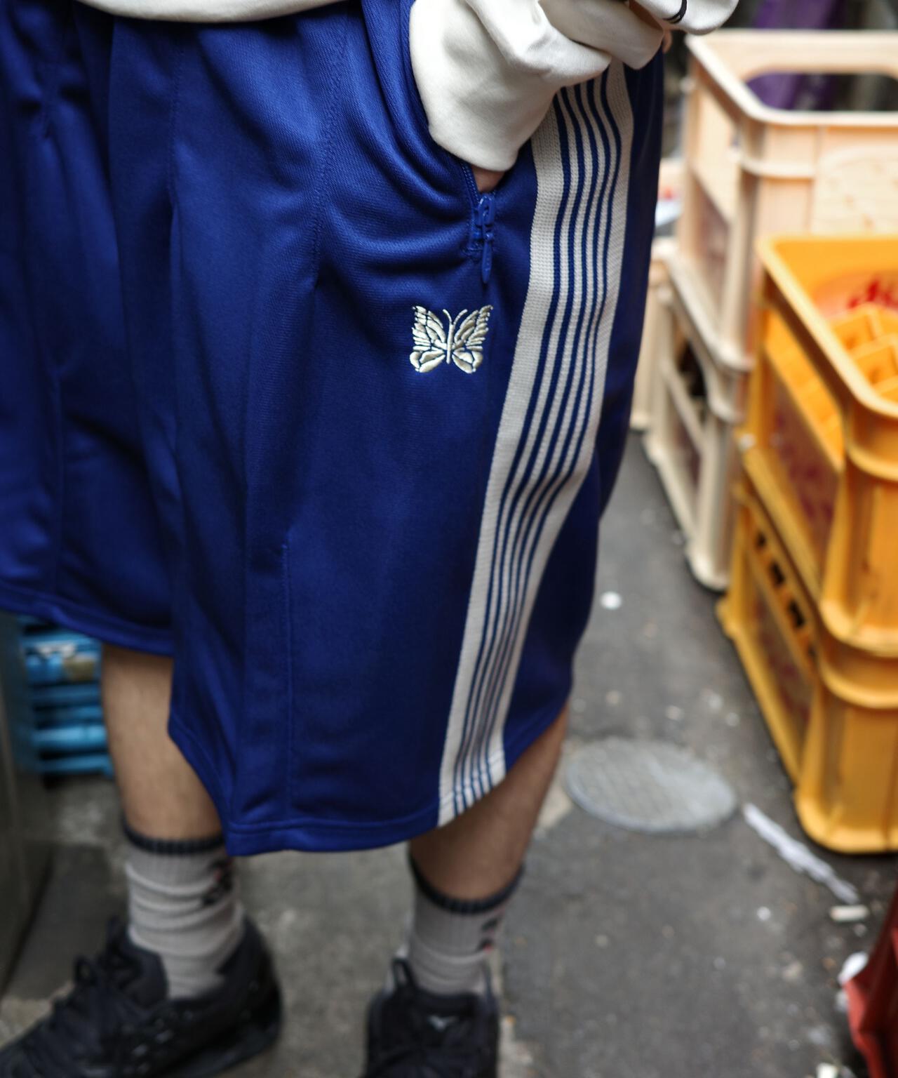 Needles/ニードルズ  別注H.D TRACK SHORTS - POLY SMOOTH