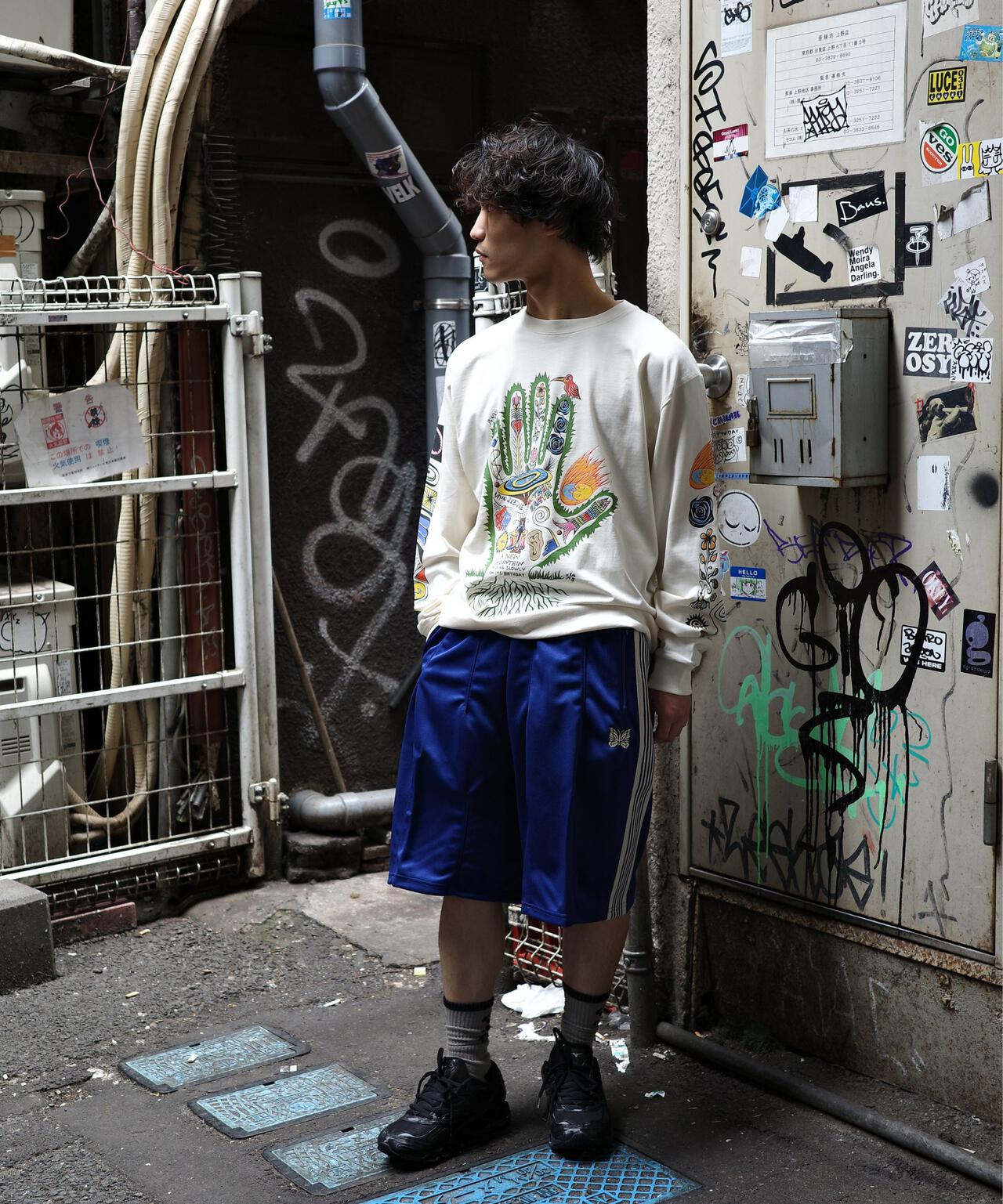Needles/ニードルズ  別注H.D TRACK SHORTS - POLY SMOOTH