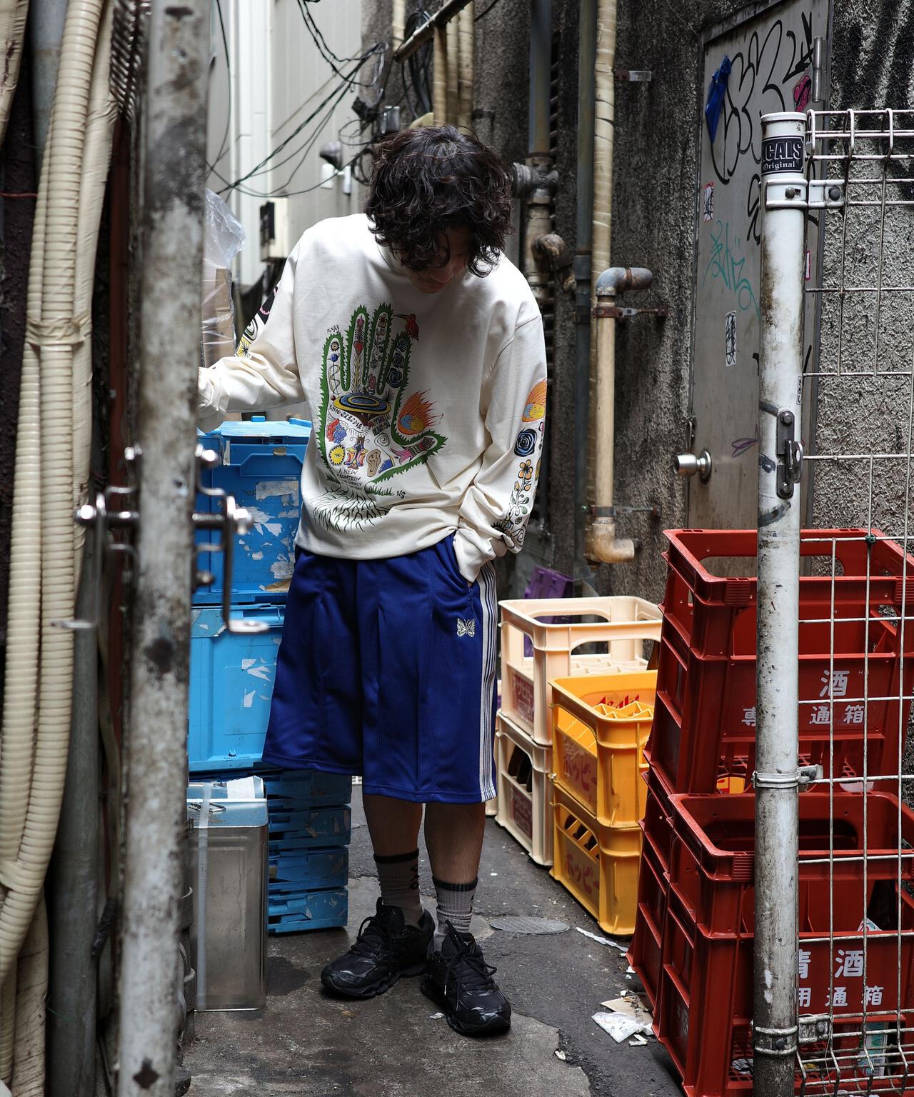 Needles/ニードルズ  別注H.D TRACK SHORTS - POLY SMOOTH