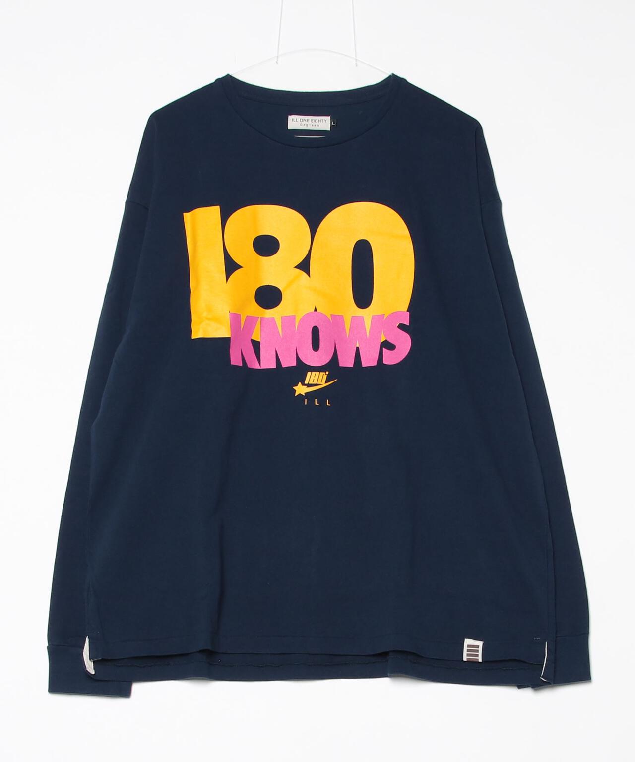 ILL ONE EIGHTY/イルワンエイティ  180 know L/S TEE