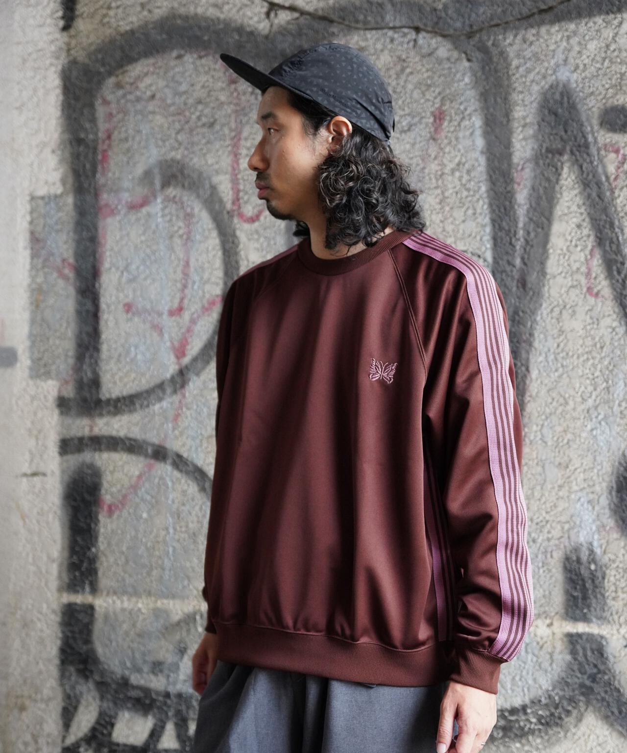 Needles/ニードルズ  Track Crew Neck Shirt - Poly Smooth