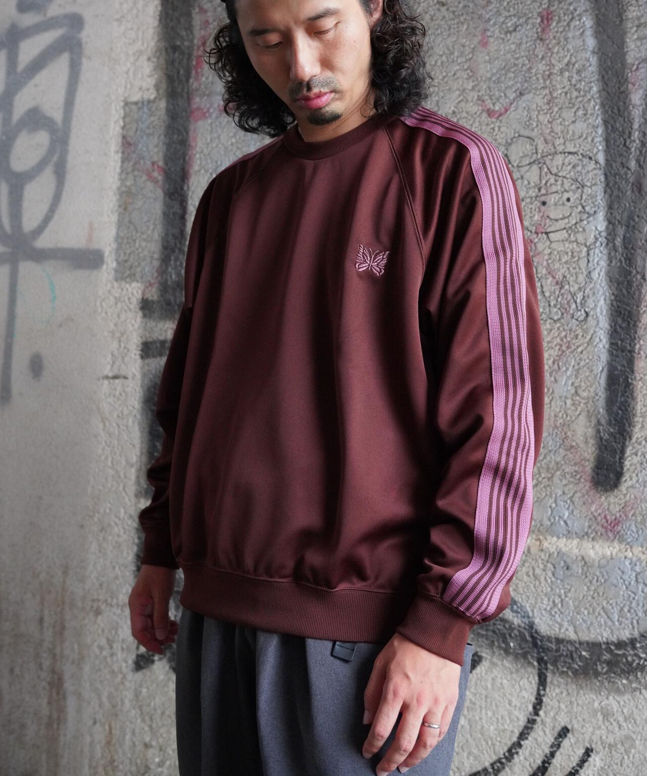 Needles/ニードルズ  Track Crew Neck Shirt - Poly Smooth