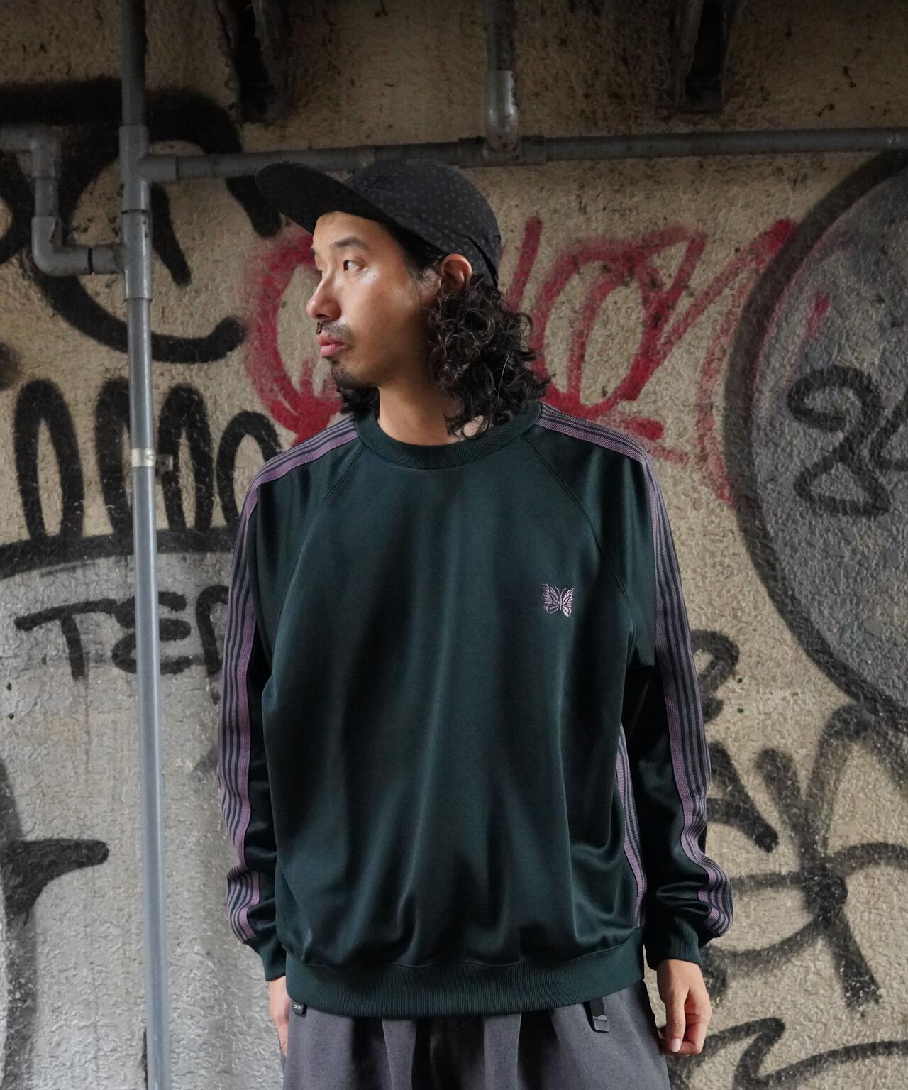 Needles/ニードルズ  Track Crew Neck Shirt - Poly Smooth