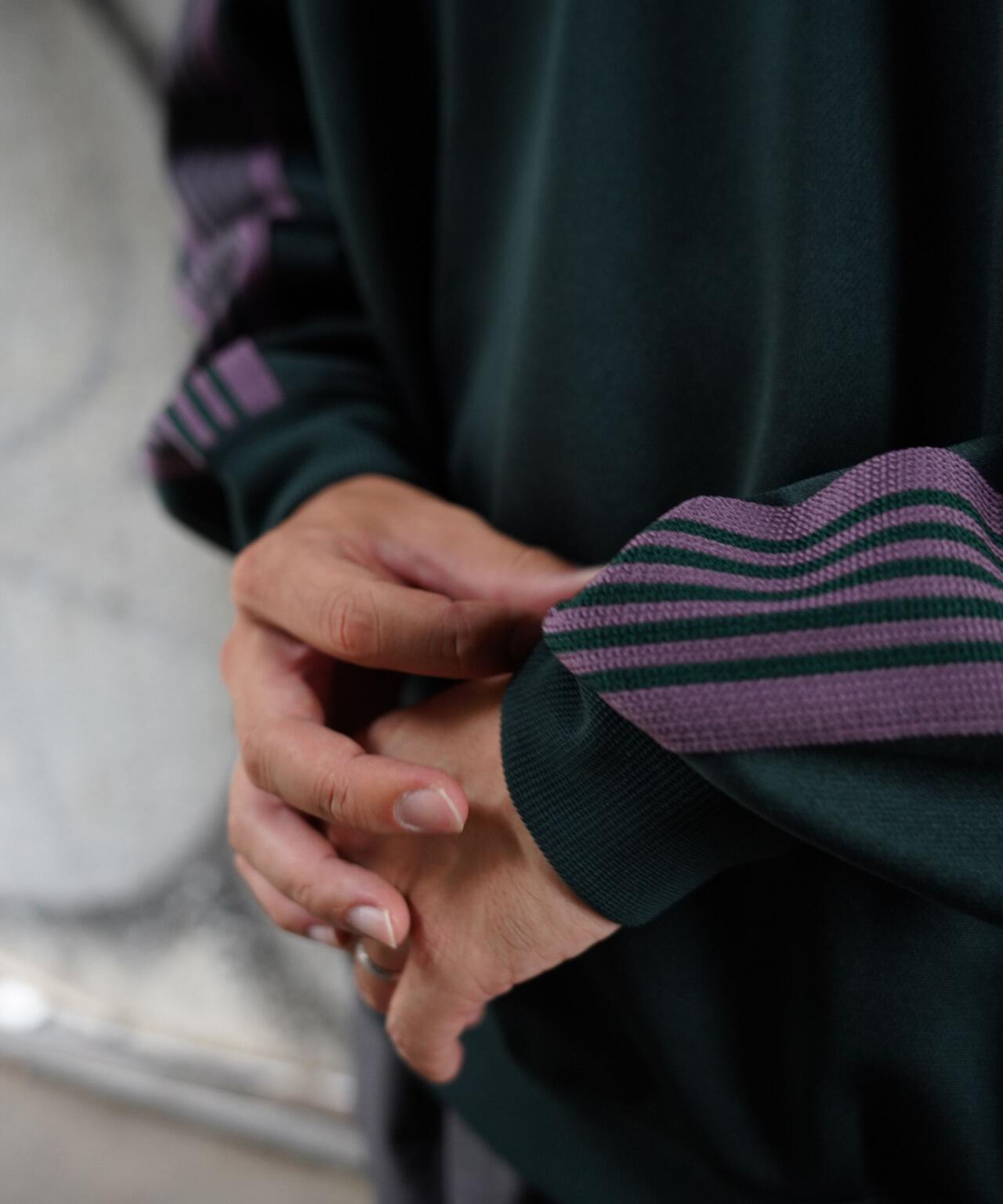 Needles/ニードルズ  Track Crew Neck Shirt - Poly Smooth