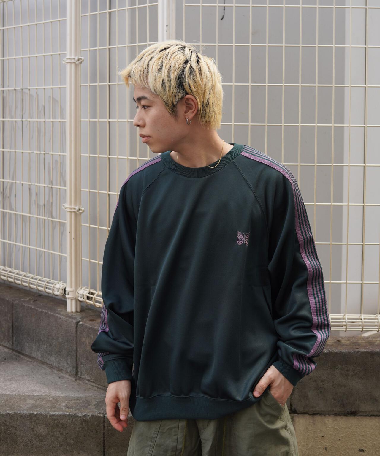 Needles/ニードルズ  Track Crew Neck Shirt - Poly Smooth