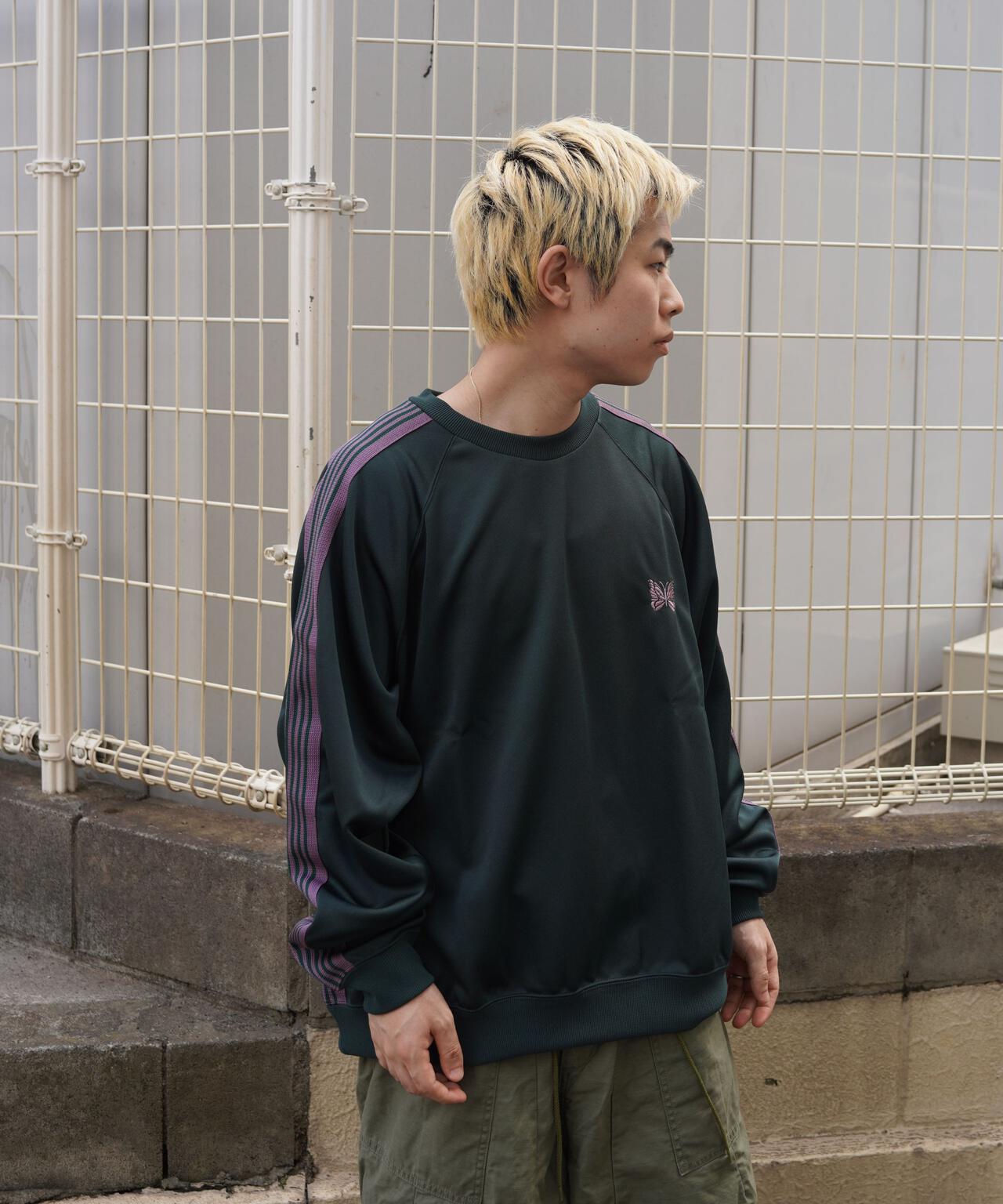 Needles/ニードルズ  Track Crew Neck Shirt - Poly Smooth