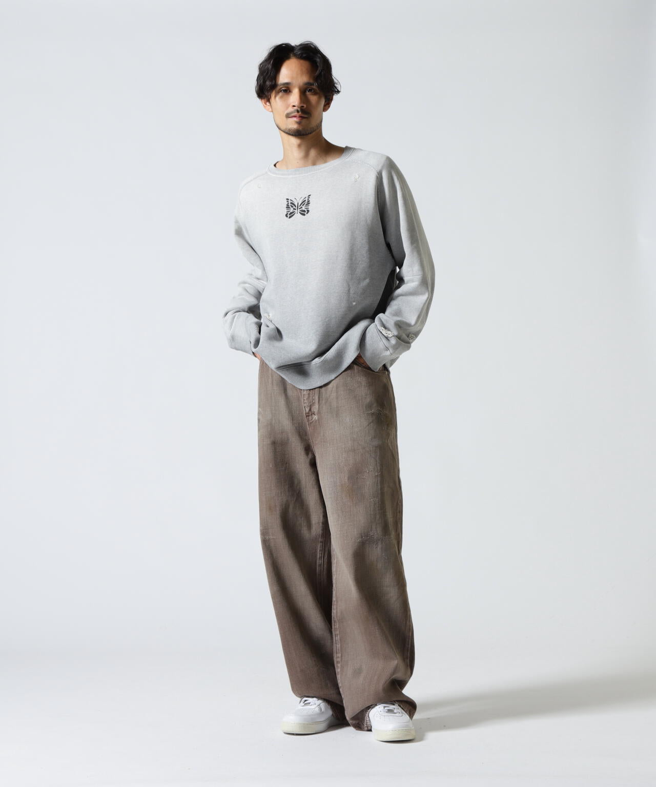 Needles/ニードルズ　Deconstructed SweatShirt-FrenchTerry