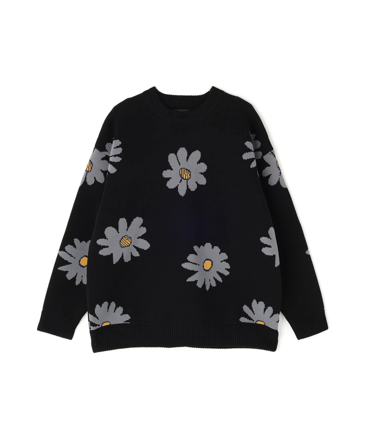 B omnivore/ビーオムニボー　FLOWER KNIT TOP
