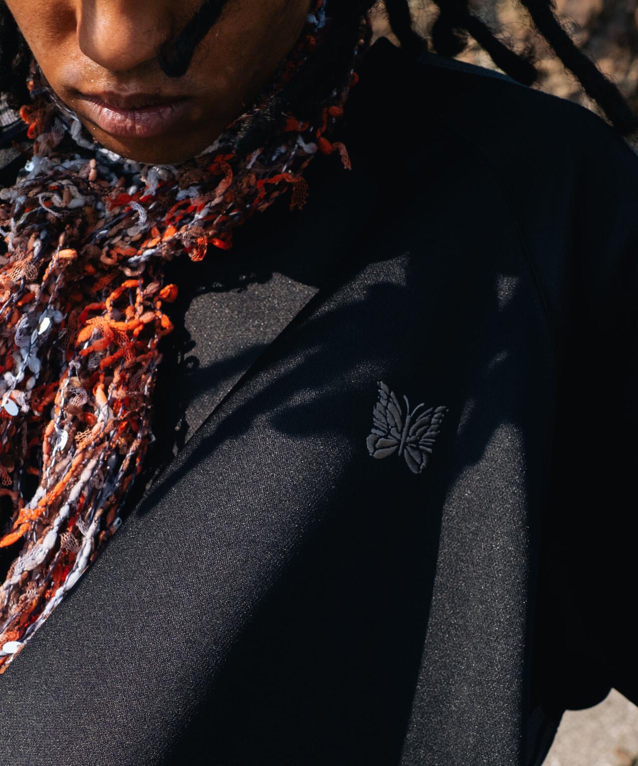 Needles/ニードルズ  別注Track S/S Crew Neck Shirt-Poly Smooth