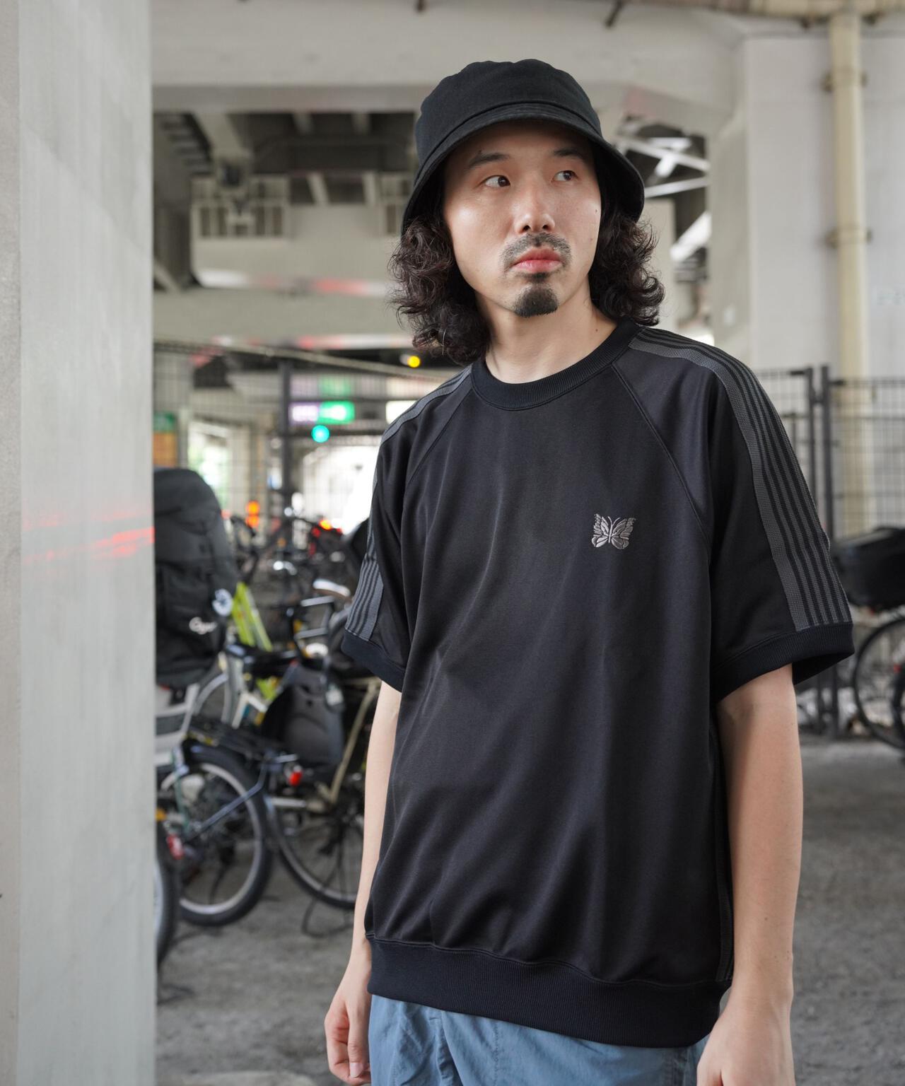 Needles/ニードルズ  別注Track S/S Crew Neck Shirt-Poly Smooth