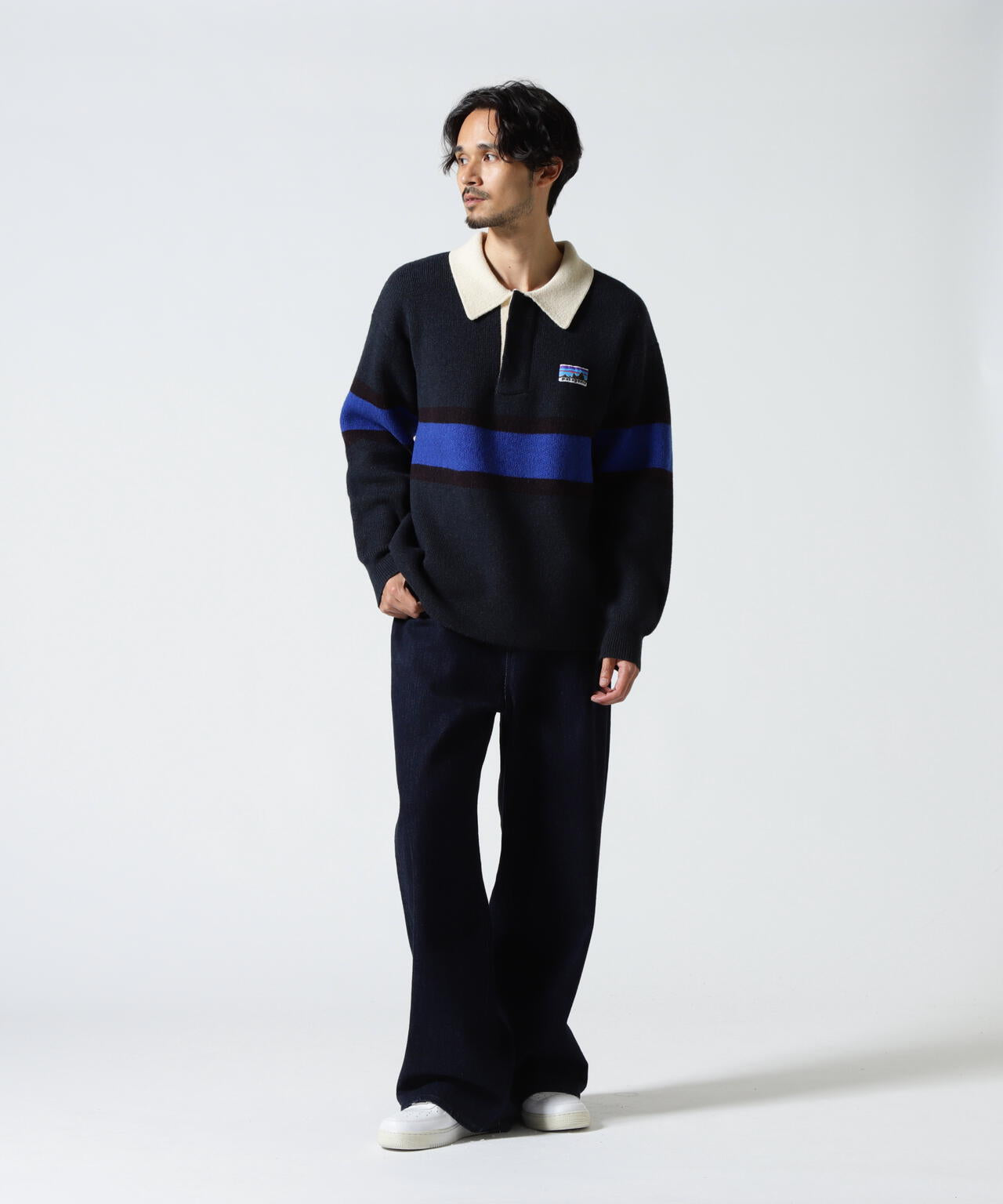 Patagonia/パタゴニア　リサイクル・ウールブレンド・ラグビー・セーター