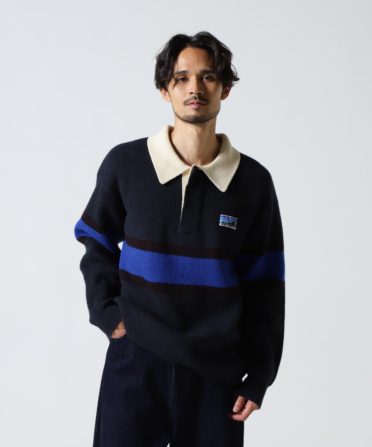 Patagonia/パタゴニア　リサイクル・ウールブレンド・ラグビー・セーター