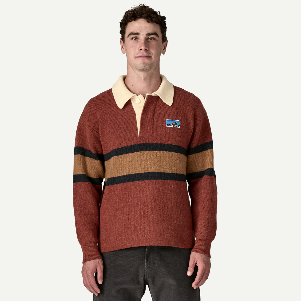 Patagonia/パタゴニア　リサイクル・ウールブレンド・ラグビー・セーター