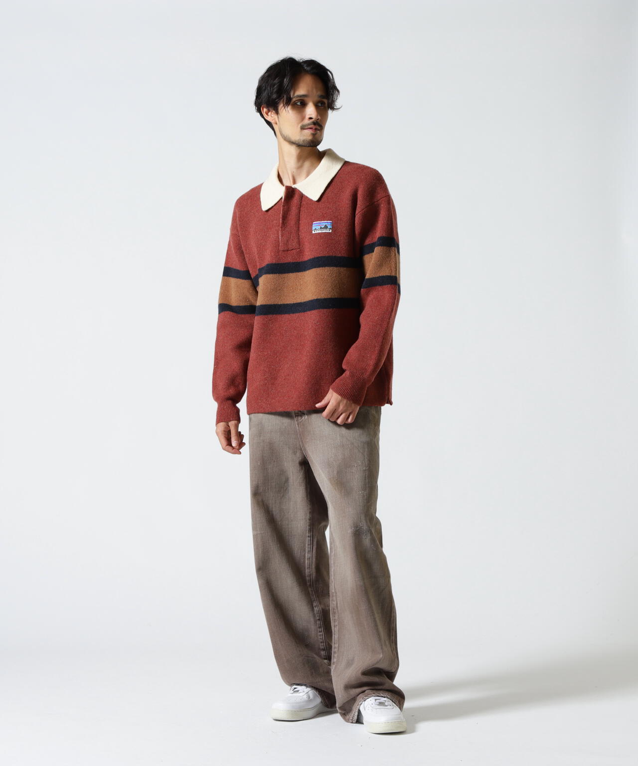 Patagonia/パタゴニア　リサイクル・ウールブレンド・ラグビー・セーター