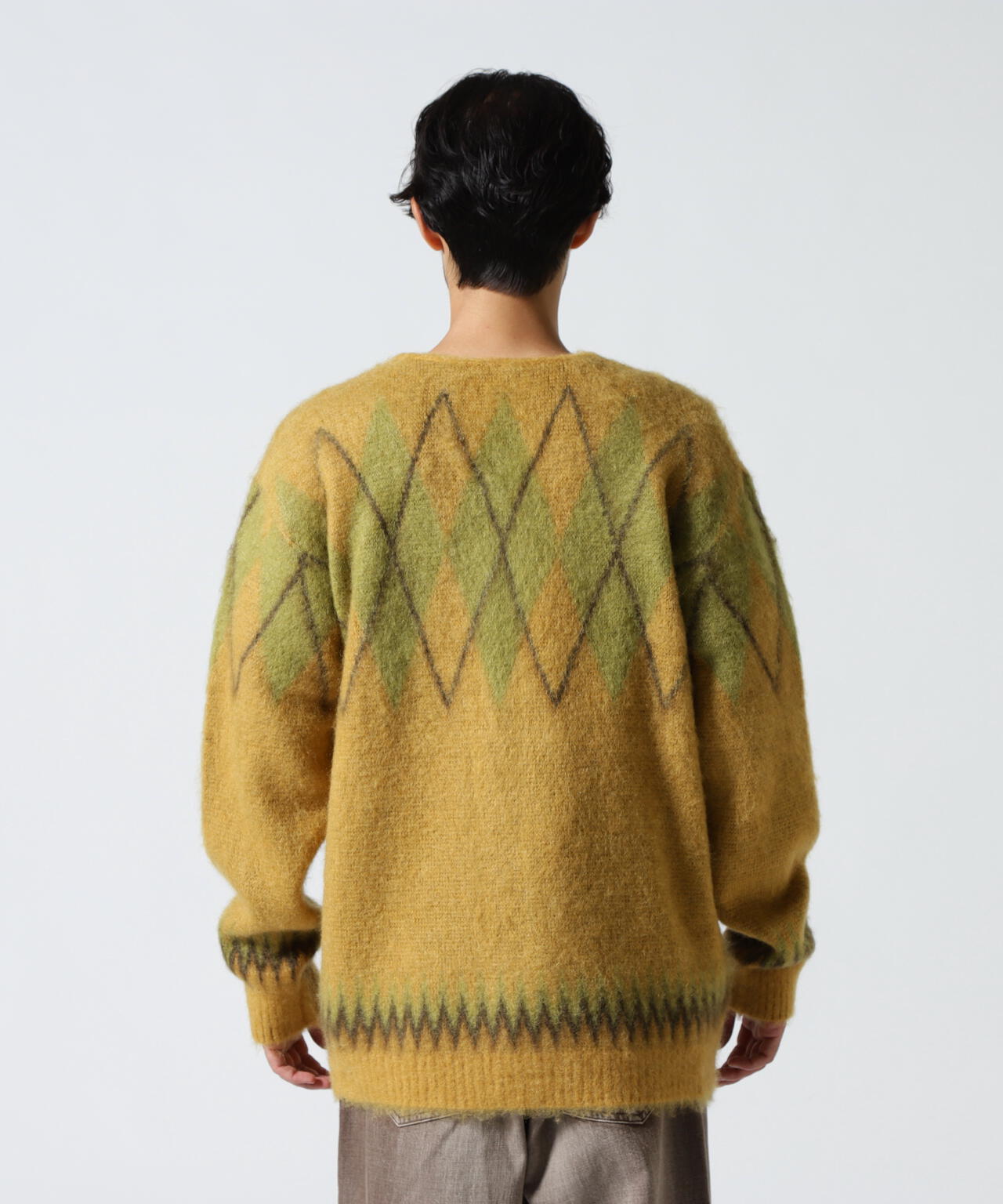 Needles/ニードルズ  Mohair Cardigan - Argyle モヘアカーディガン