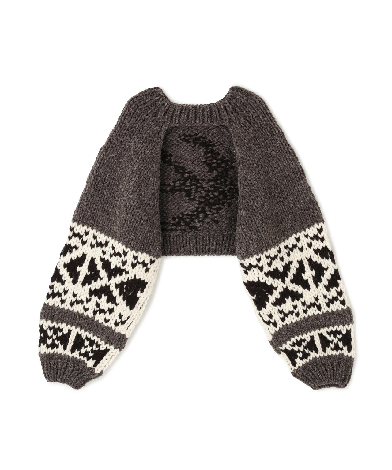 RHODOLIRION/ロドリリオン　Cowichan Knit Bolero カウチンニットボレロ RV1067A