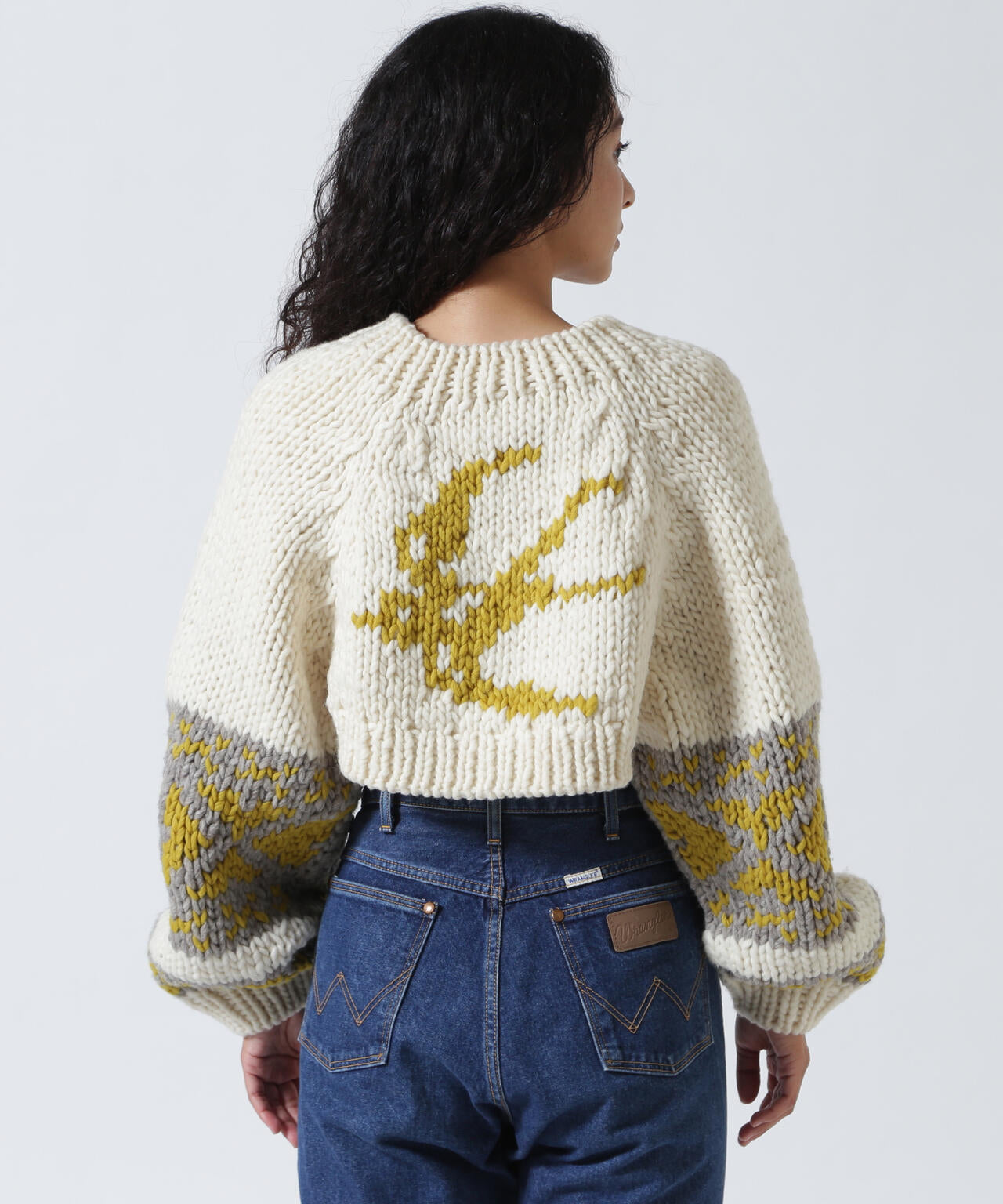 RHODOLIRION/ロドリリオン　Cowichan Knit Bolero カウチンニットボレロ RV1067A