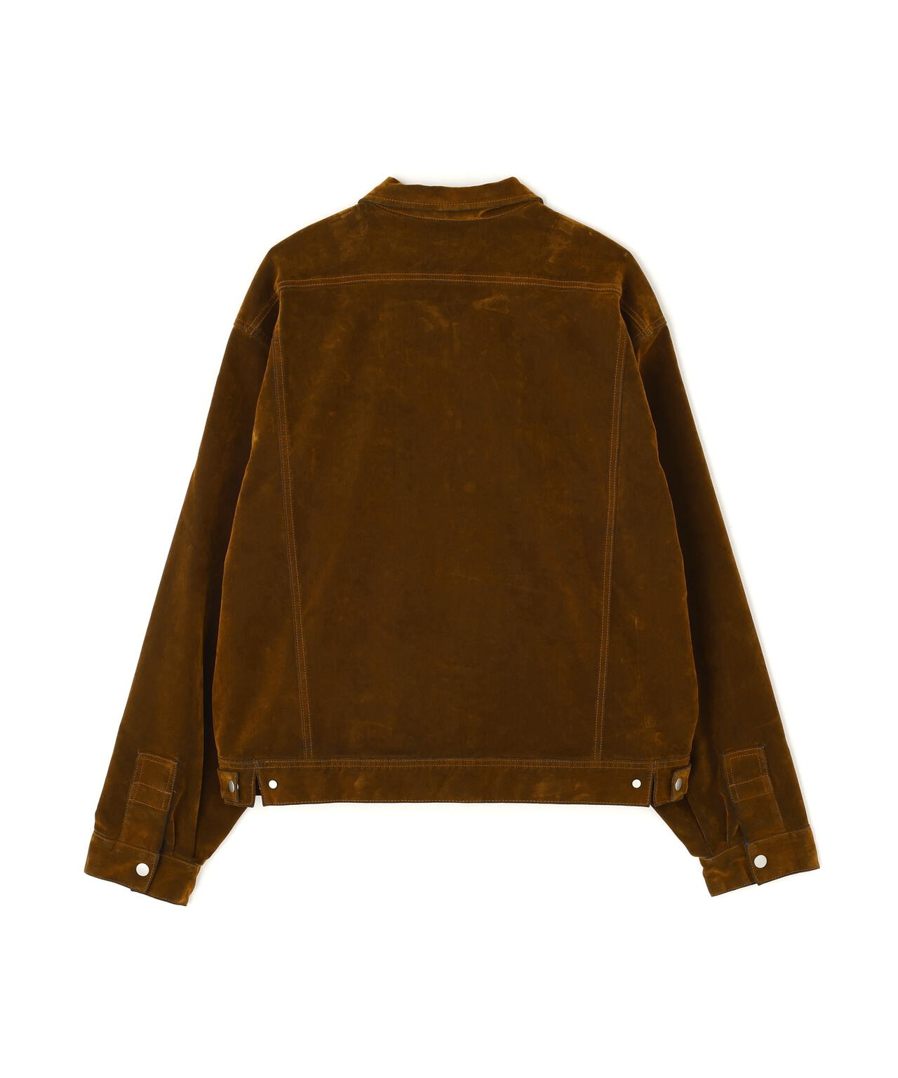 B omnivore/ビーオムニボー  FLOCKY DENIM COVER JACKET フロッキーデニムカバージャケット