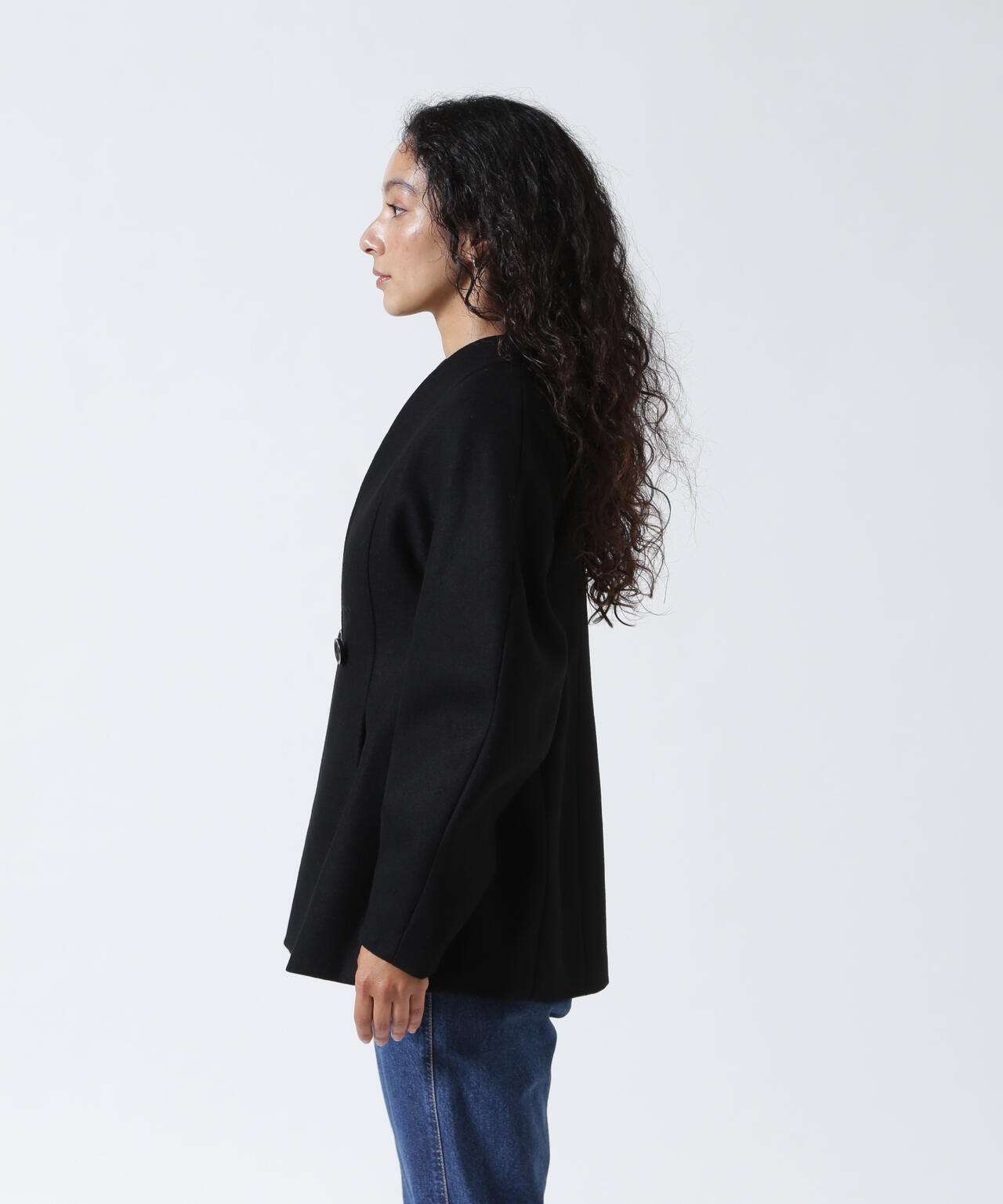 RHODOLIRION/ロドリリオン　Hourglass Jacket  - Melton Cloth アワーグラスジャケット