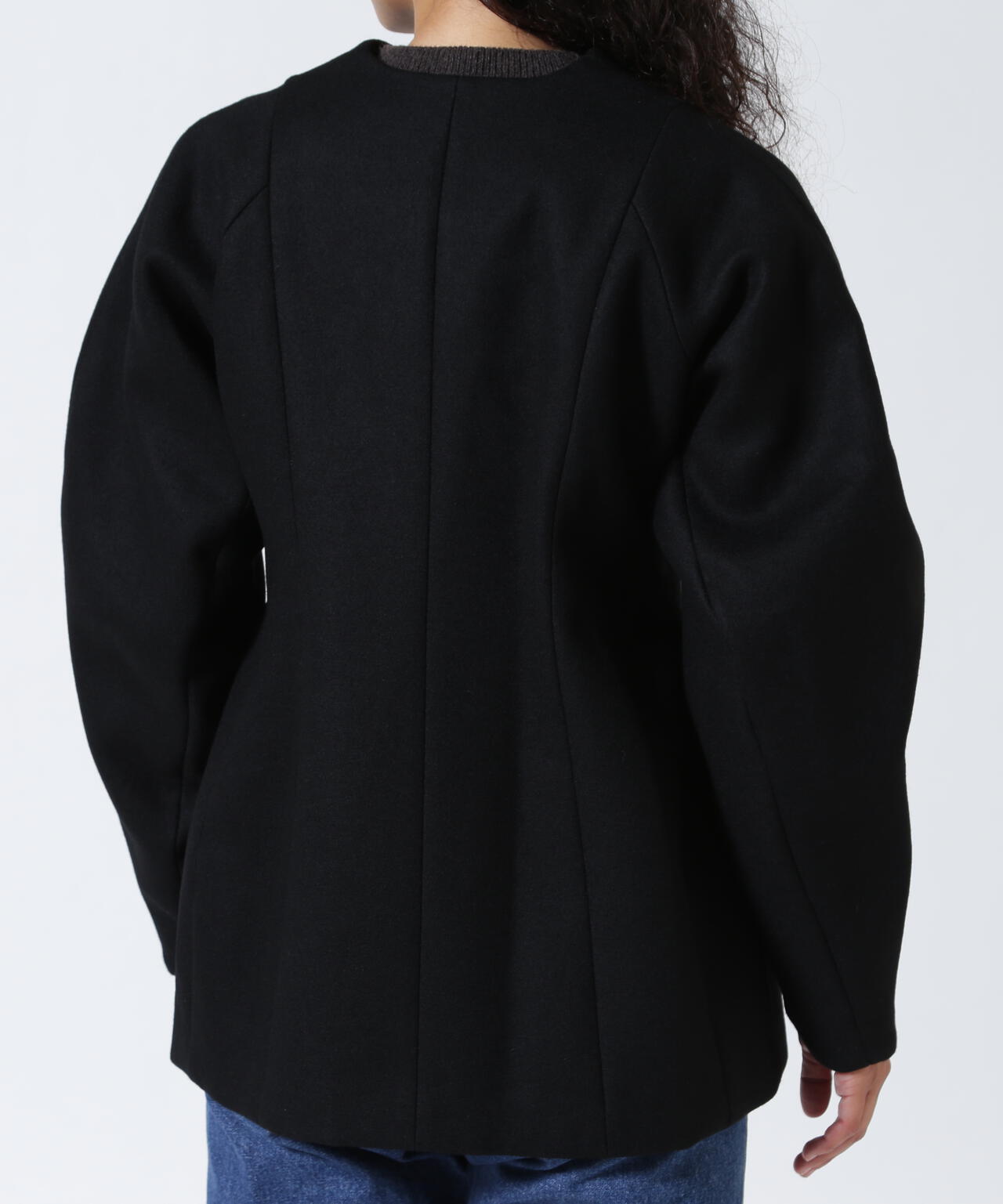 RHODOLIRION/ロドリリオン　Hourglass Jacket  - Melton Cloth アワーグラスジャケット