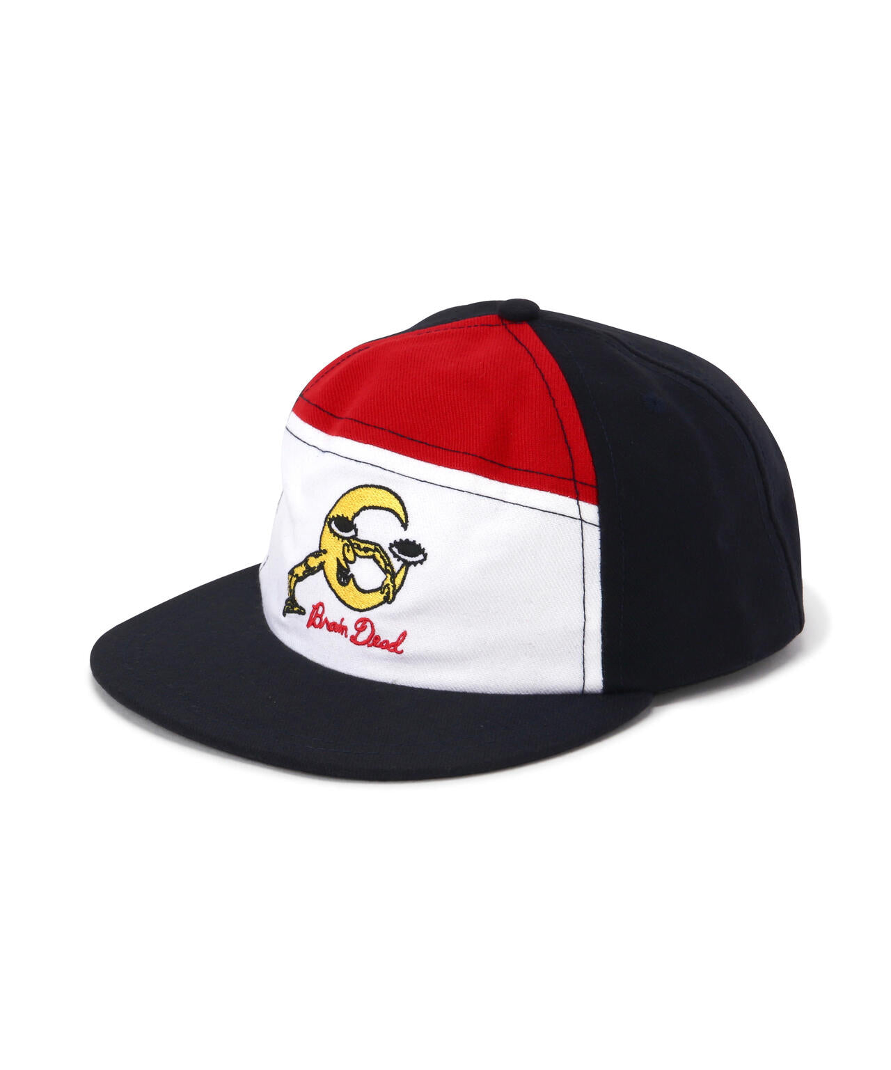 BRAIN DEAD/ブレインデッド　Crescent Curved Front 6 Panel Hat