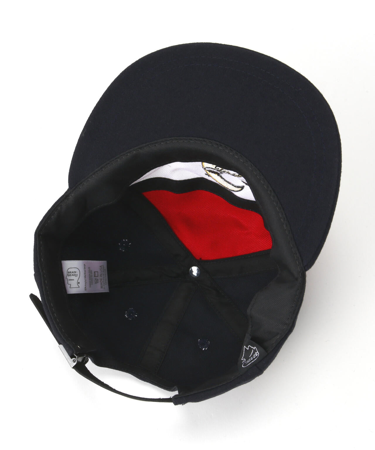 BRAIN DEAD/ブレインデッド　Crescent Curved Front 6 Panel Hat