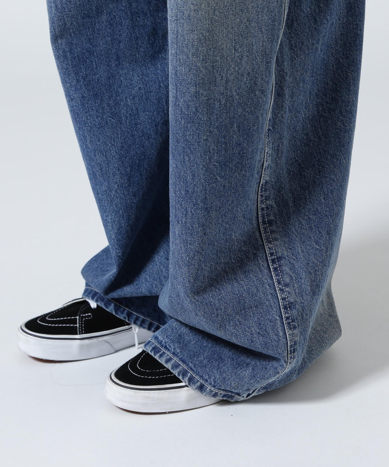 RHODOLIRION/ロドリリオン　5Pockets Suspender Pants - Denim