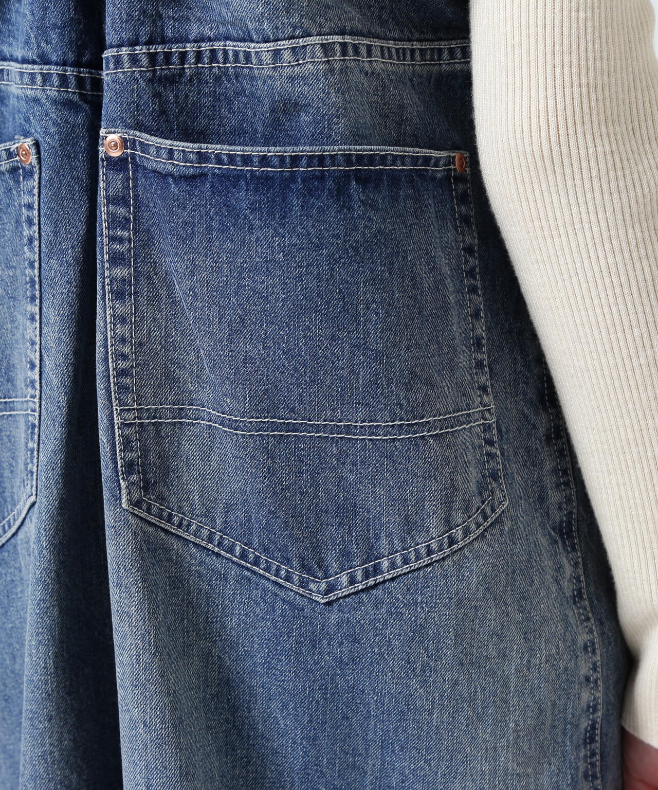 RHODOLIRION/ロドリリオン　5Pockets Suspender Pants - Denim