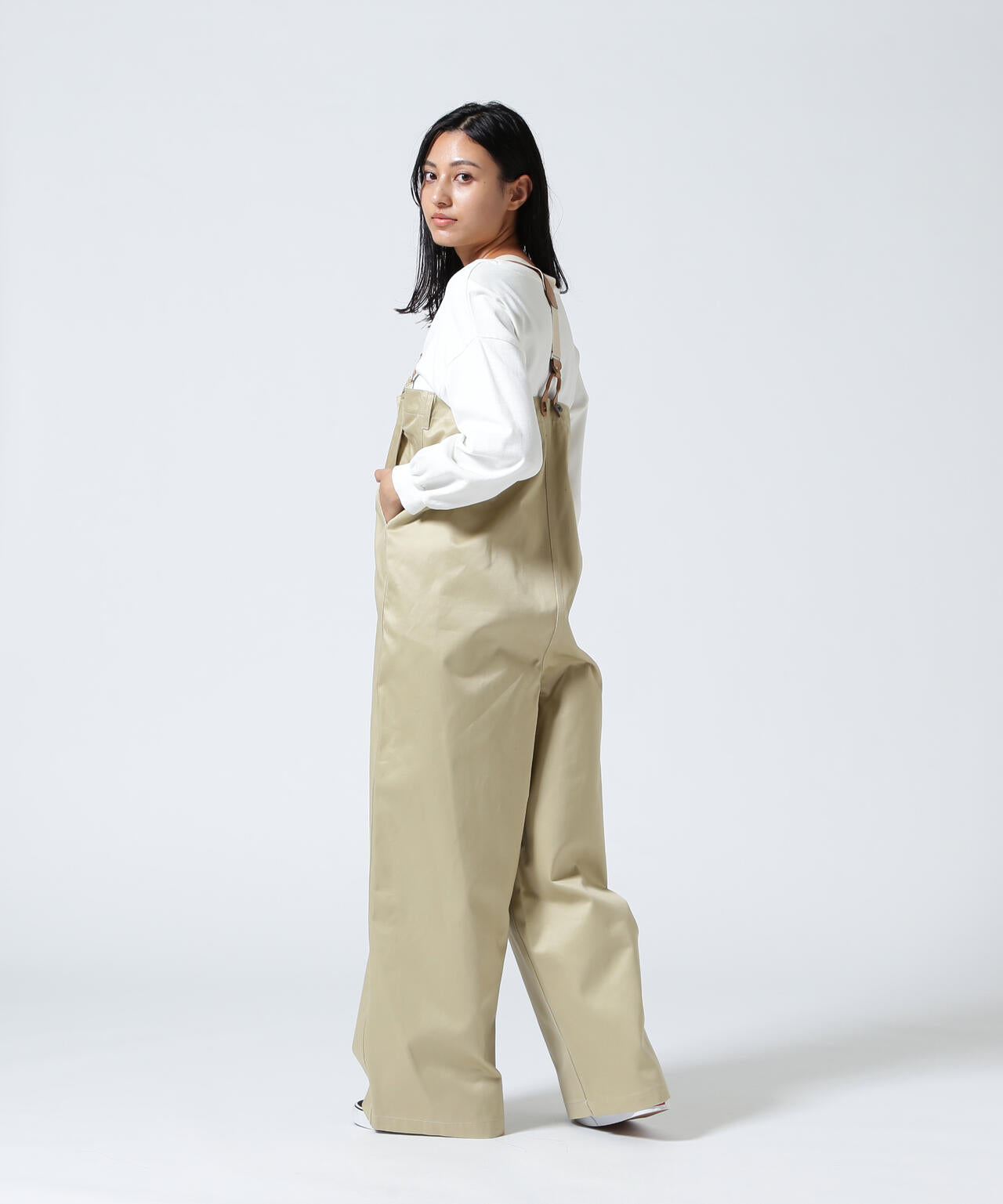 RHODOLIRION/ロドリリオン　Suspender Pants - Chino Cloth