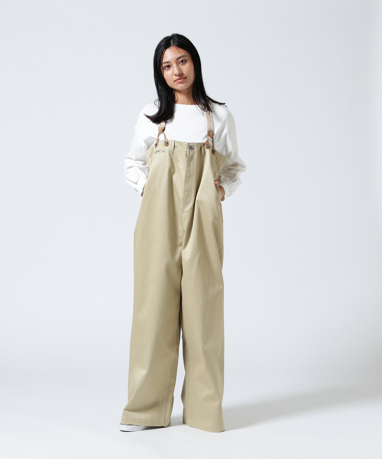 RHODOLIRION/ロドリリオン　Suspender Pants - Chino Cloth