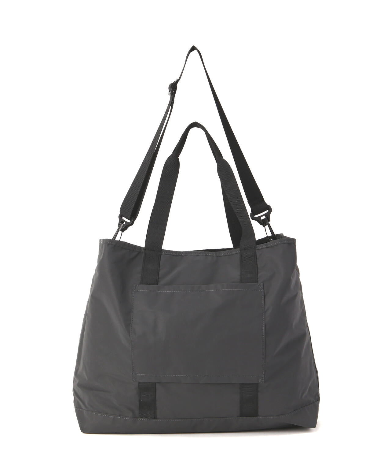 PACKING/パッキング　BLACK REFLECTIVE TOTE