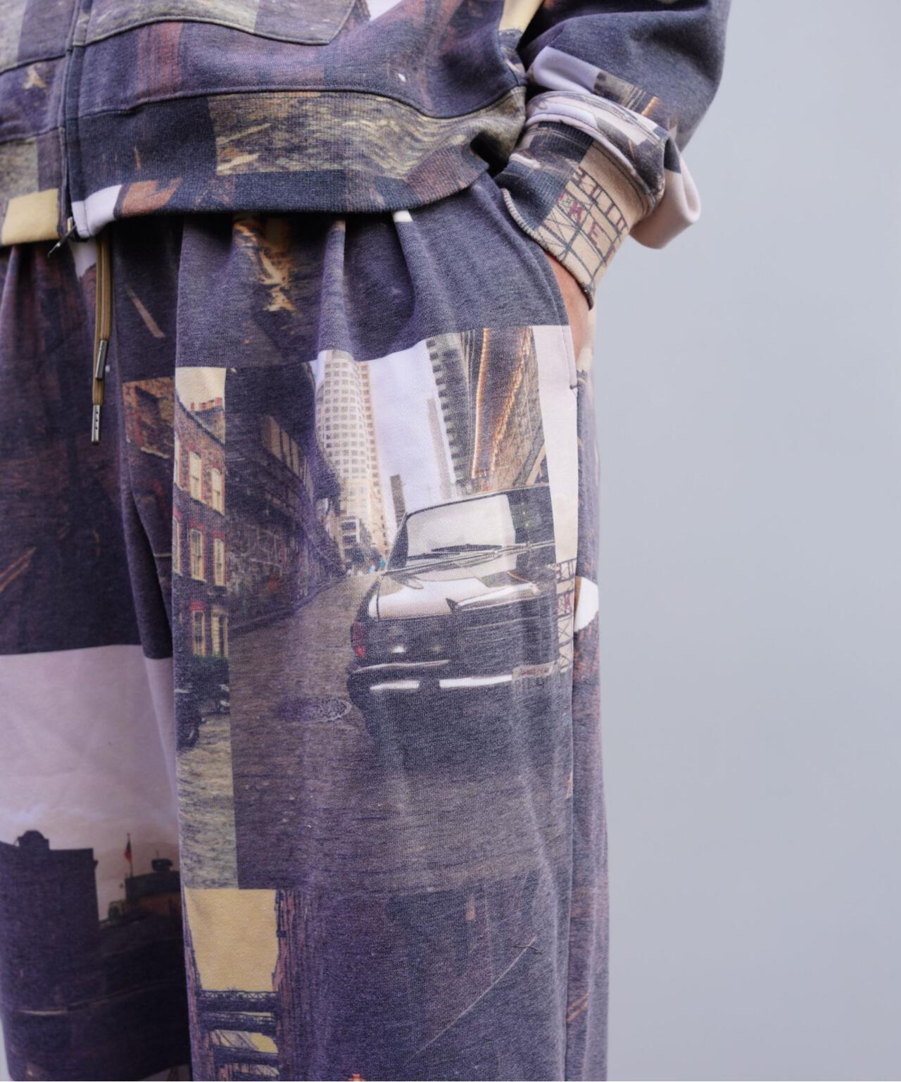 B omnivore/ビーオムニボー　GRAPHIC PANTS