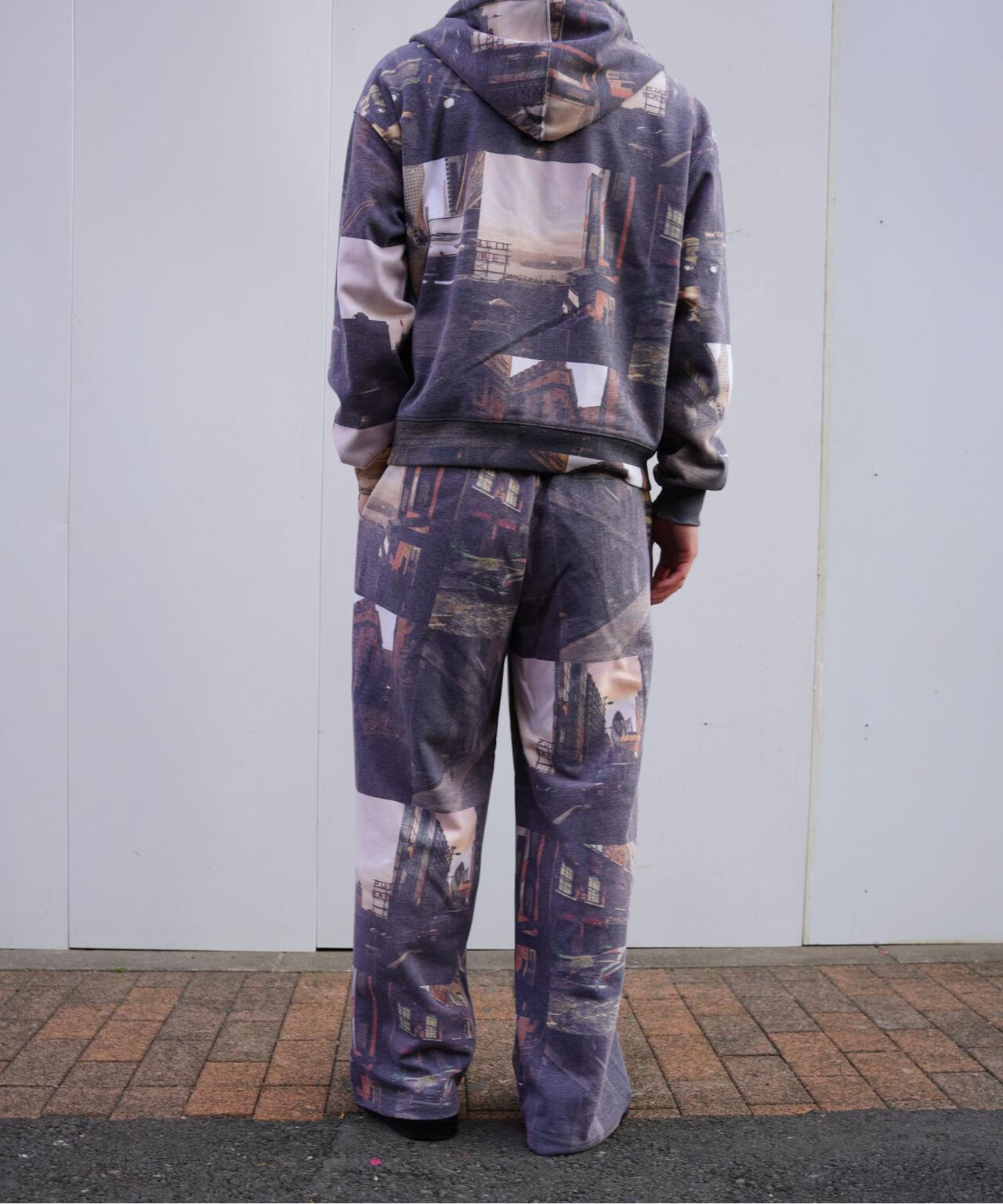 B omnivore/ビーオムニボー　GRAPHIC PANTS