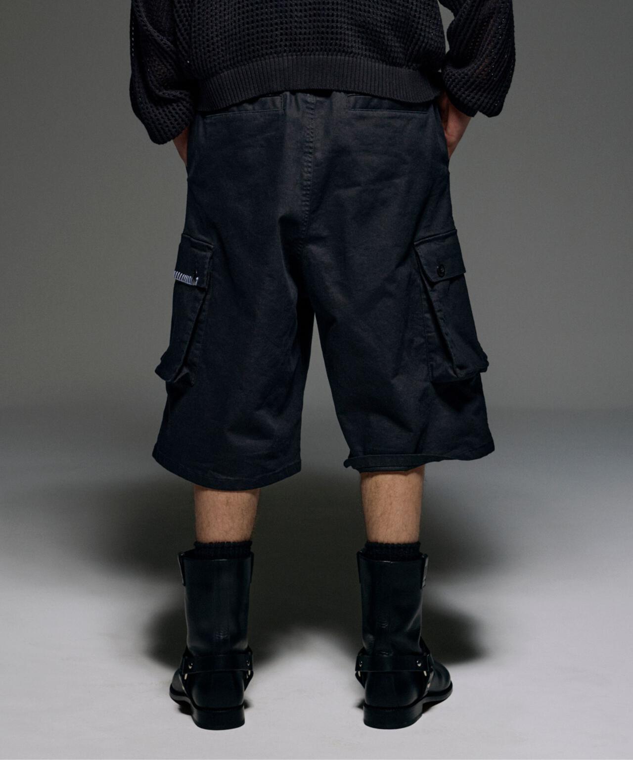 B omnivore/ビーオムニボー　HAND STITCH CARGO SHORTS
