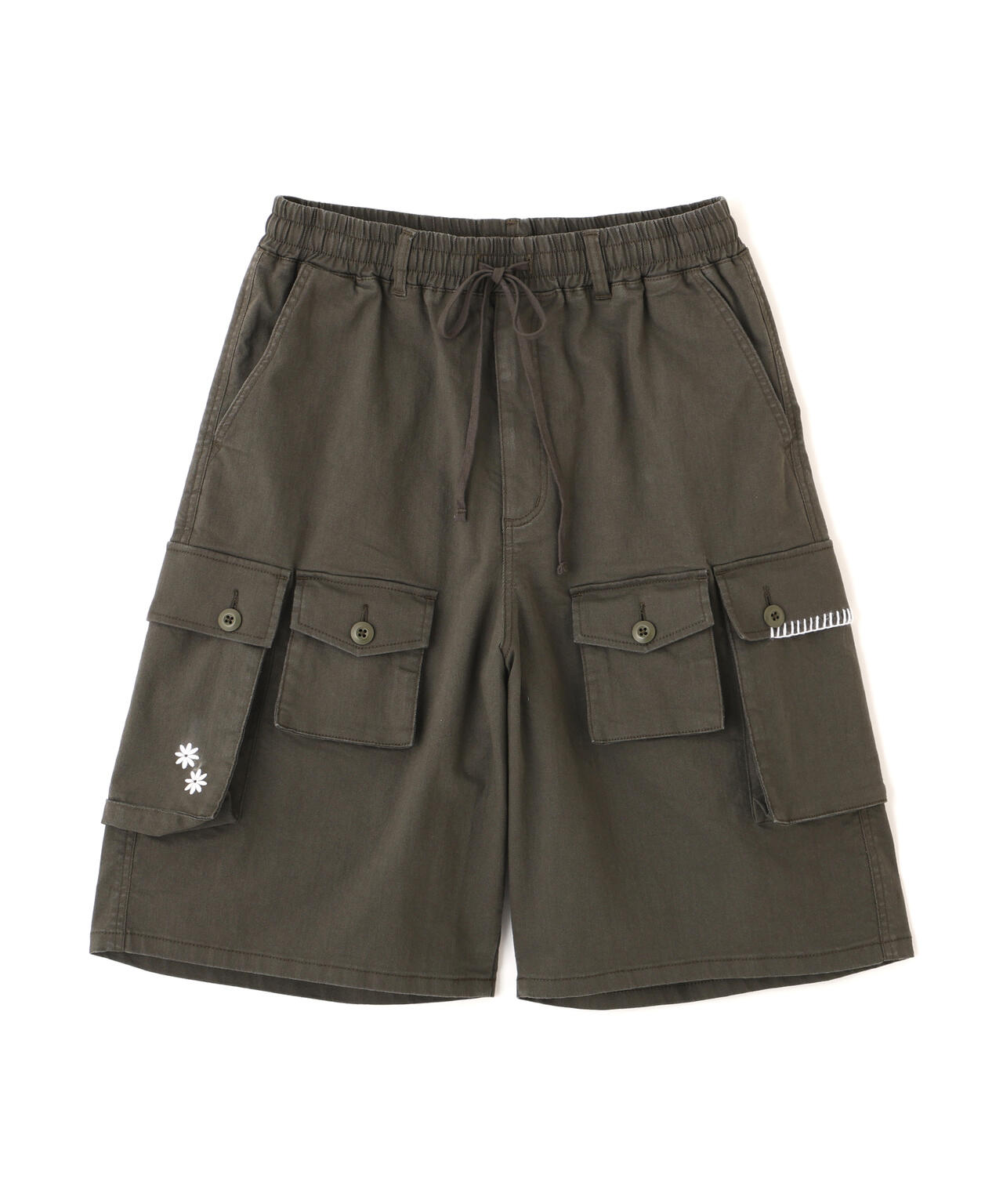 B omnivore/ビーオムニボー　HAND STITCH CARGO SHORTS