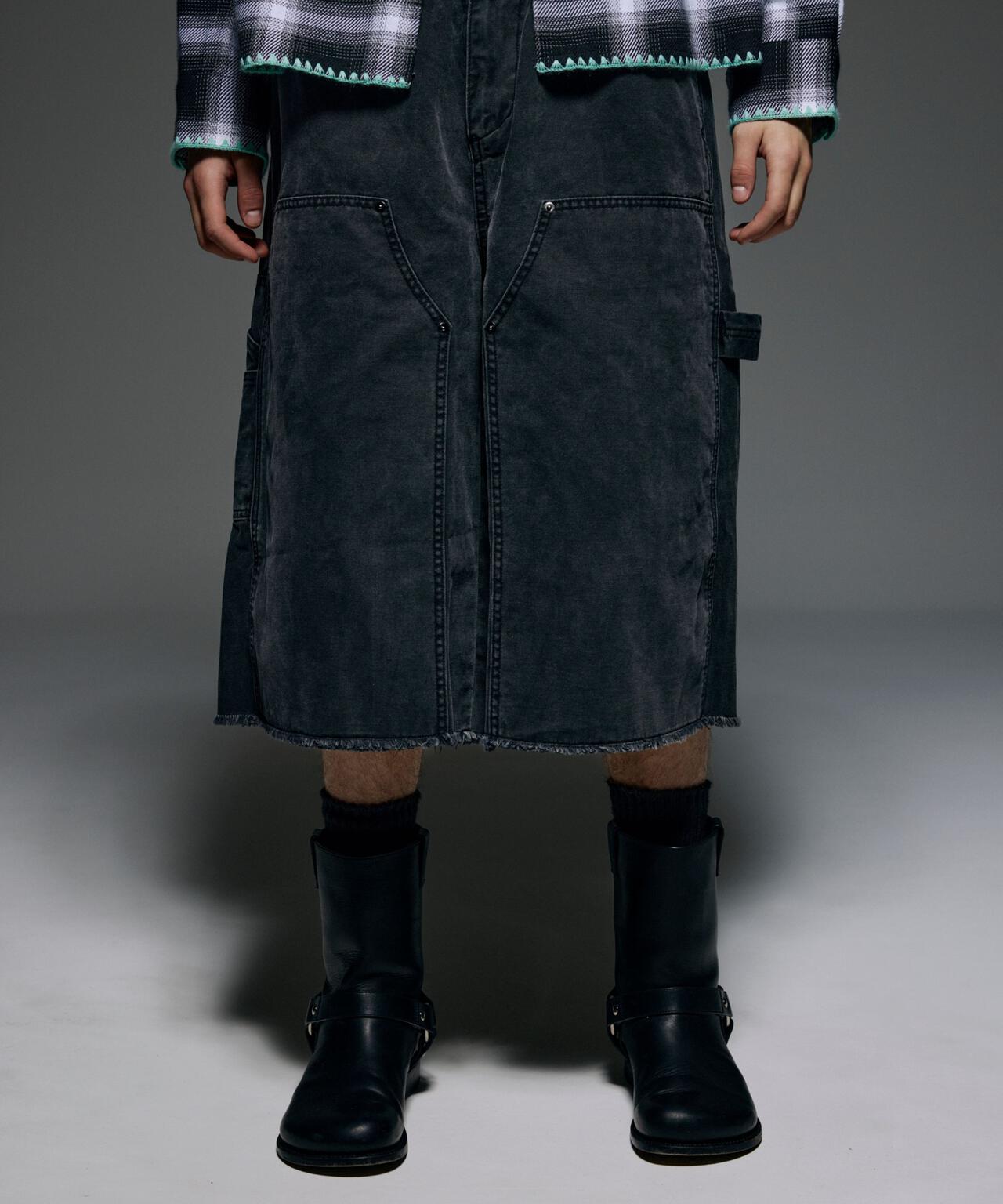 B omnivore/ビーオムニボー　W KNEE SHORTS RIP STOP ダブルニーショーツリップストップ