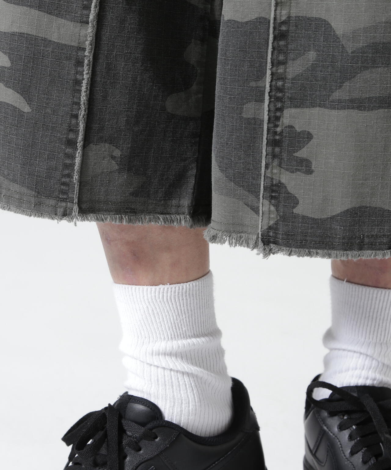 B omnivore/ビーオムニボー　W KNEE SHORTS RIP STOP ダブルニーショーツリップストップ