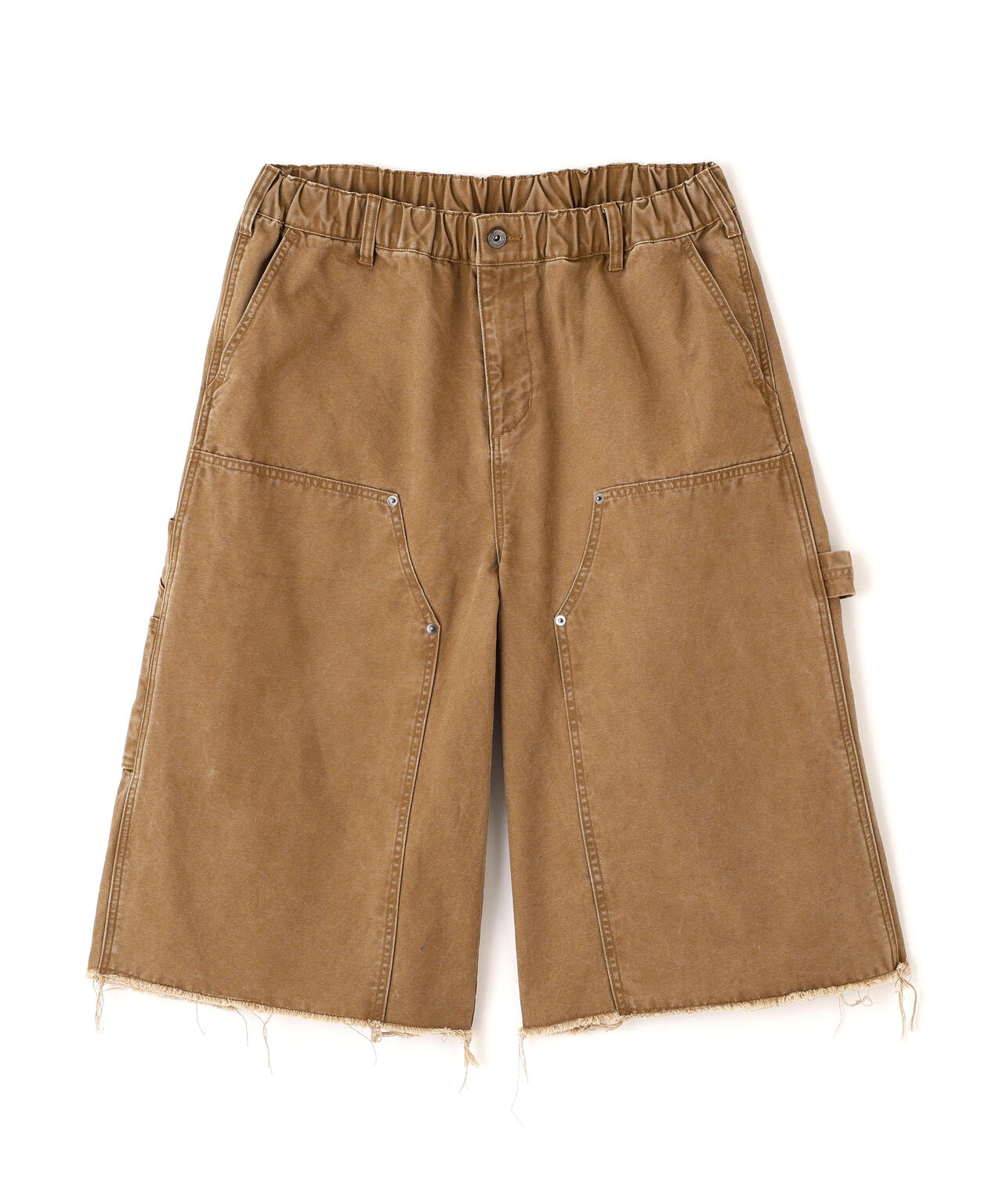 B omnivore/ビーオムニボー　W KNEE SHORTS DUCK ダブルニーショーツダック