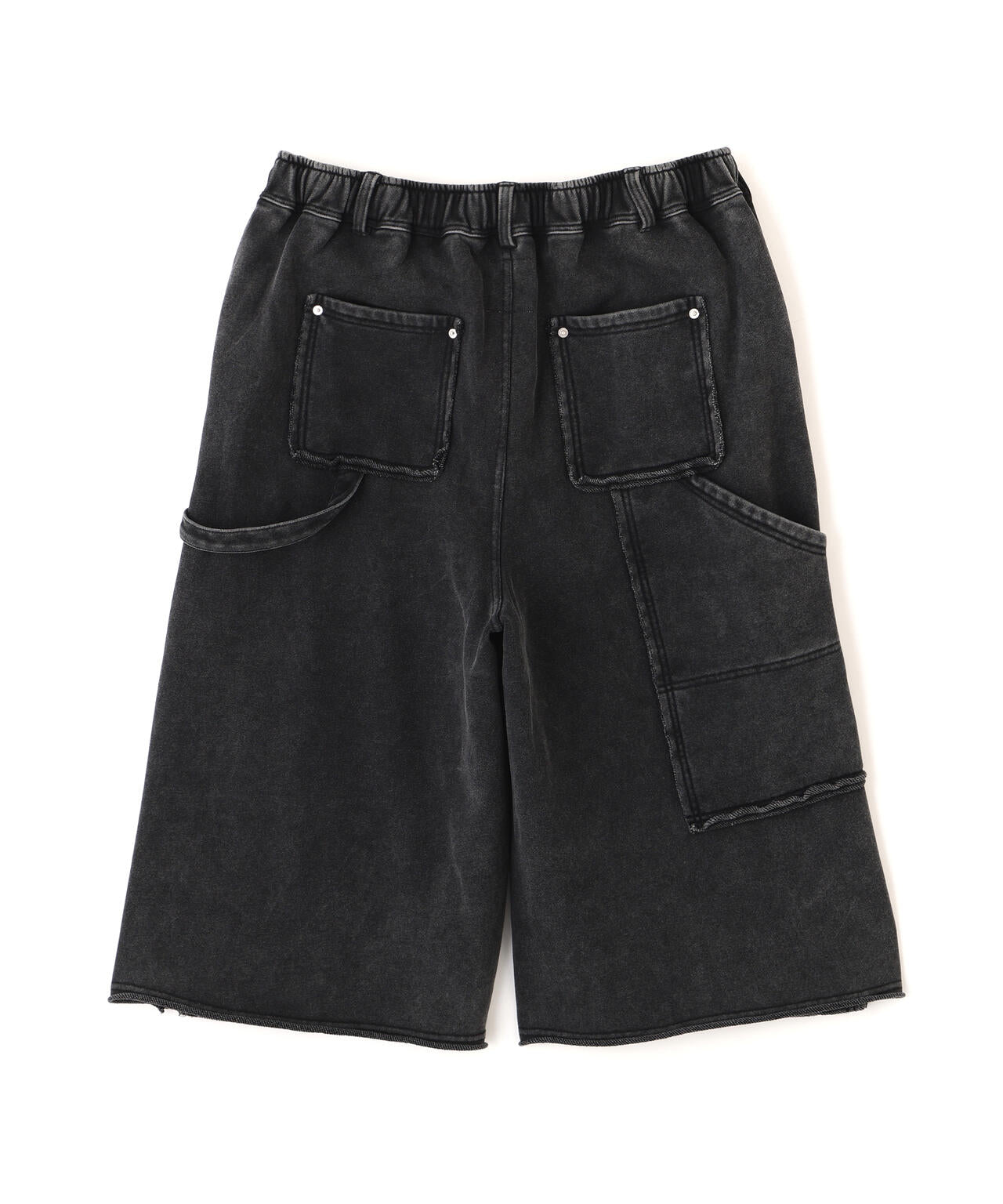 B omnivore/ビーオムニボー　W KNEE SHORTS SWT ダブルニーショーツスウェット