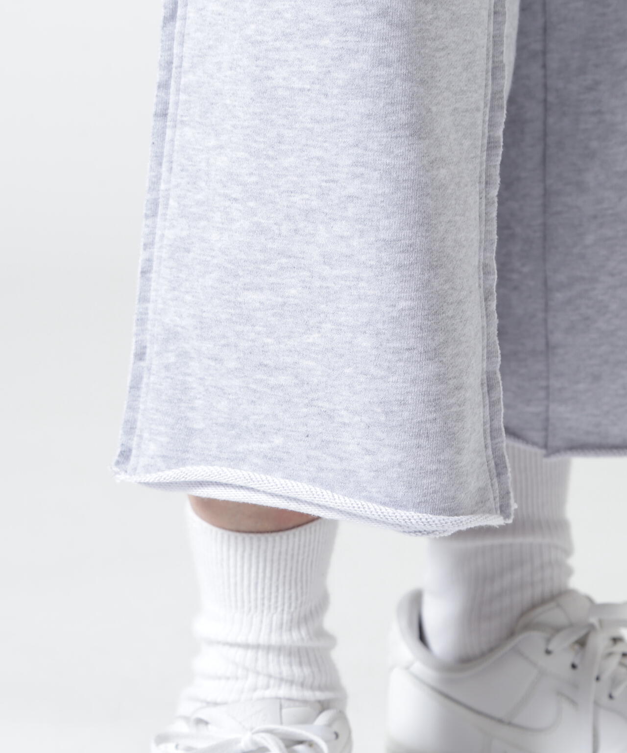 B omnivore/ビーオムニボー　W KNEE SHORTS SWT ダブルニーショーツスウェット