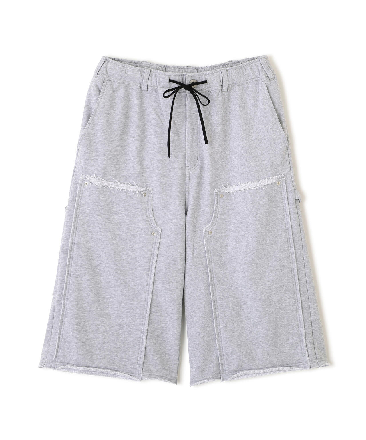 B omnivore/ビーオムニボー　W KNEE SHORTS SWT ダブルニーショーツスウェット
