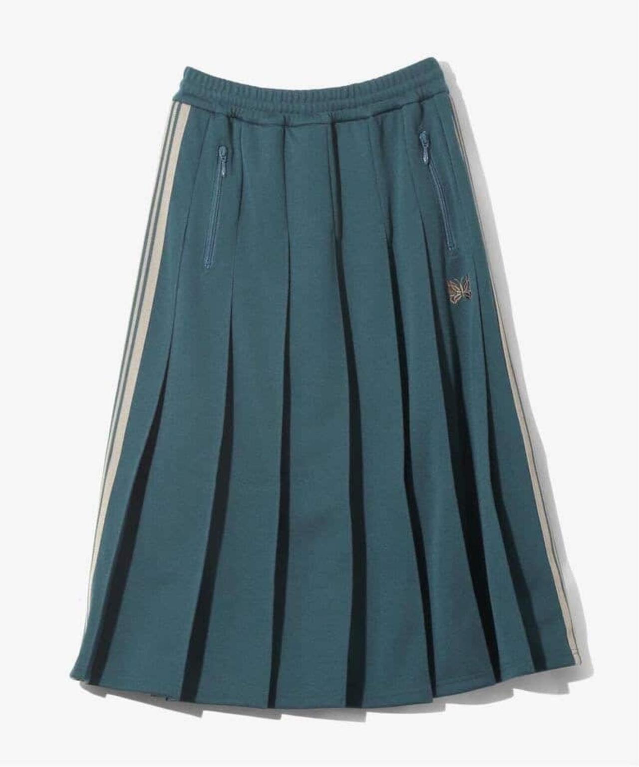 Needles/ニードルズ　Pleated Track Skirt - Poly Smooth