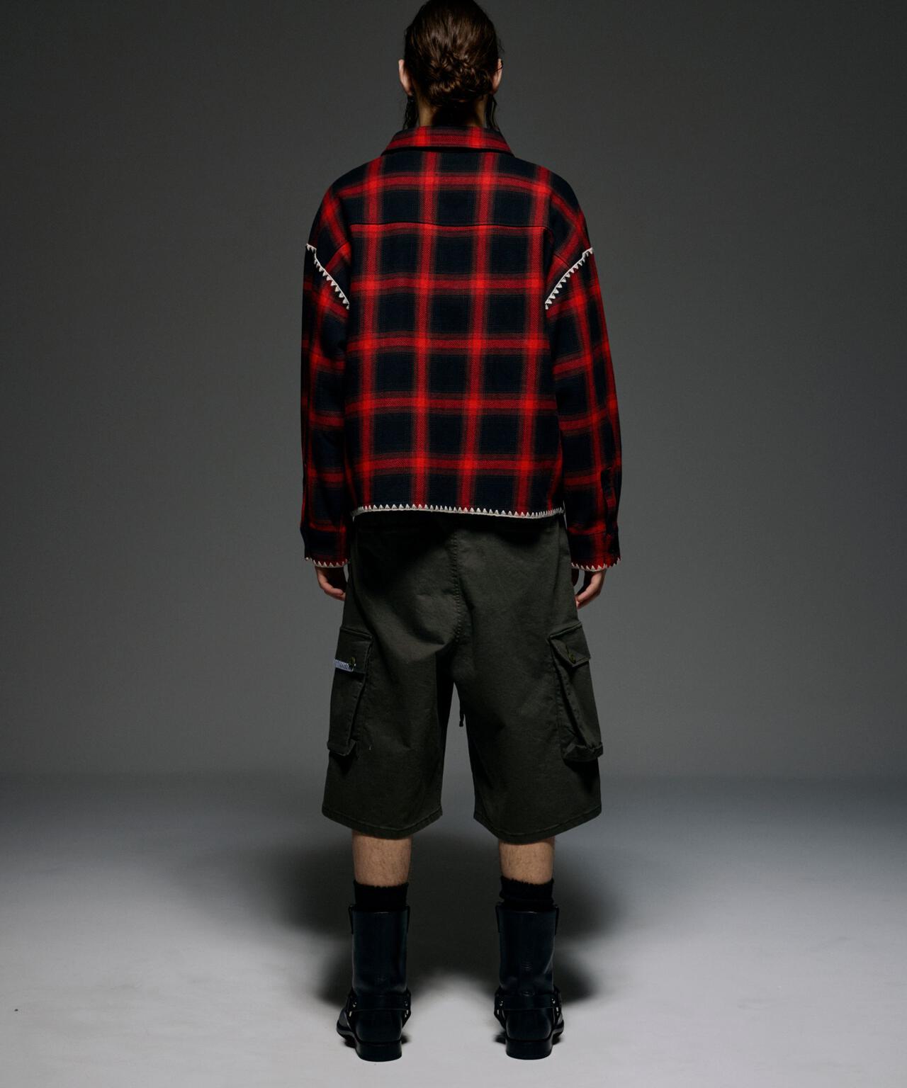B omnivore/ビーオムニボー　HAND STITCH SHIRT