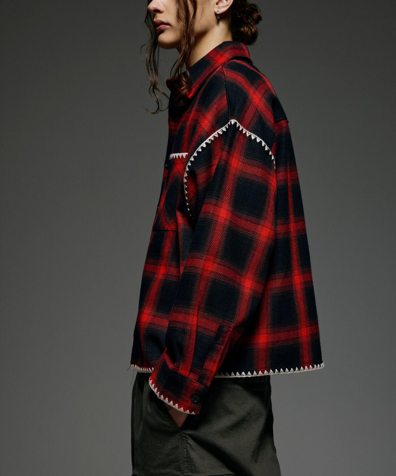 B omnivore/ビーオムニボー　HAND STITCH SHIRT