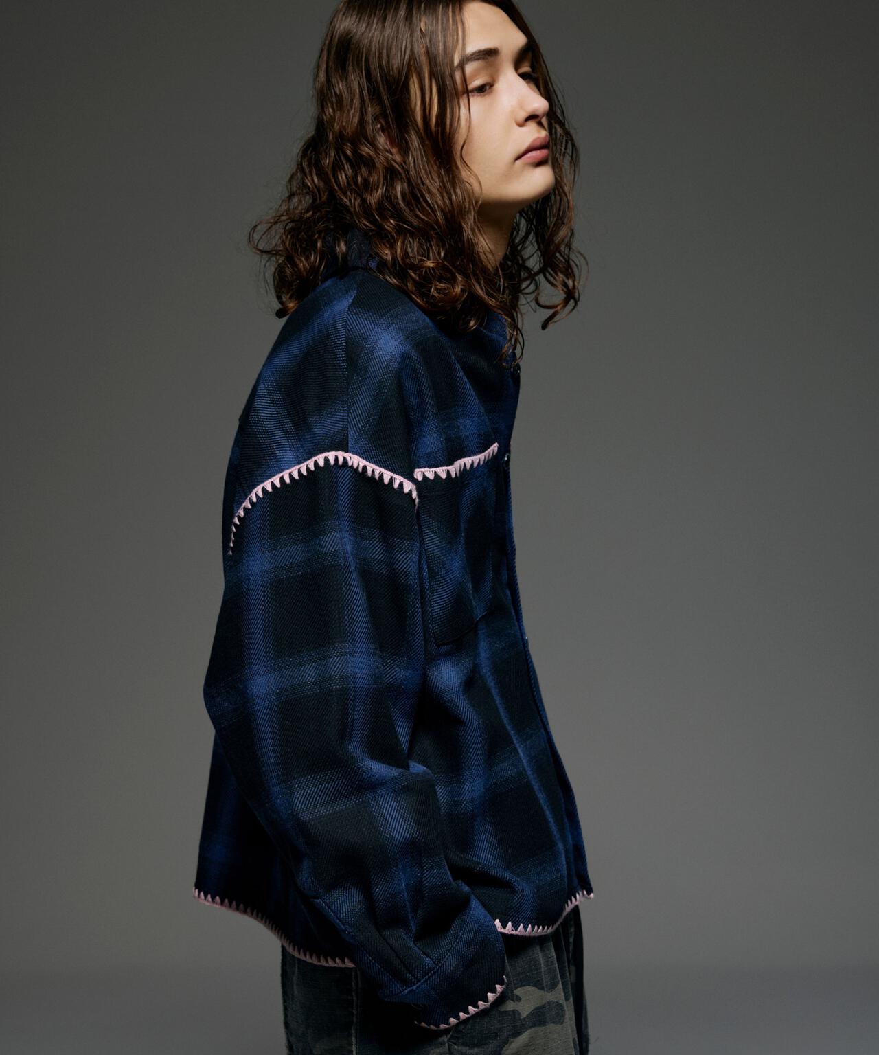 B omnivore/ビーオムニボー　HAND STITCH SHIRT