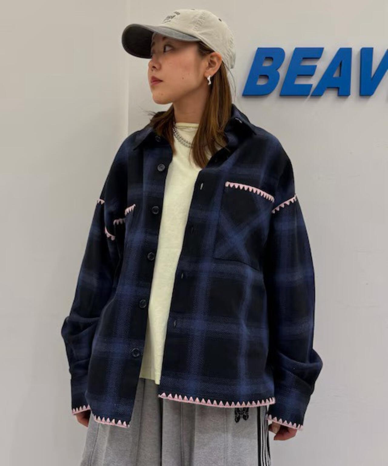 B omnivore/ビーオムニボー　HAND STITCH SHIRT