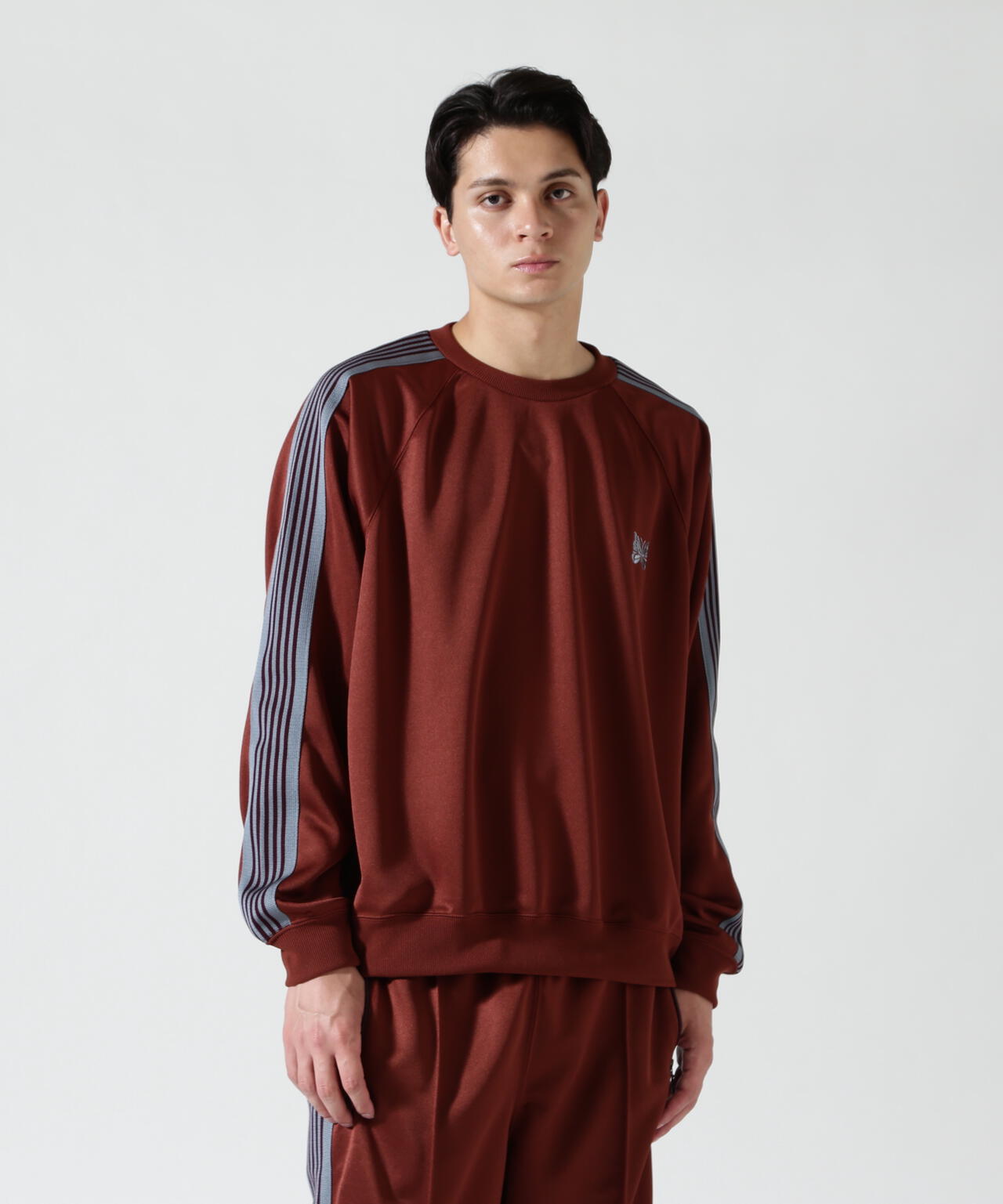 Needles/ニードルズ   Track Crew Neck Shirt - Poly Smooth