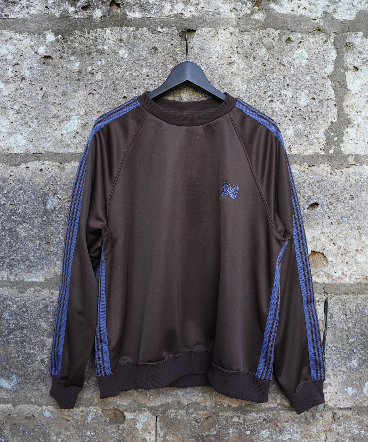 Needles/ニードルズ　別注Track Crew Neck Shirt - Poly Smooth