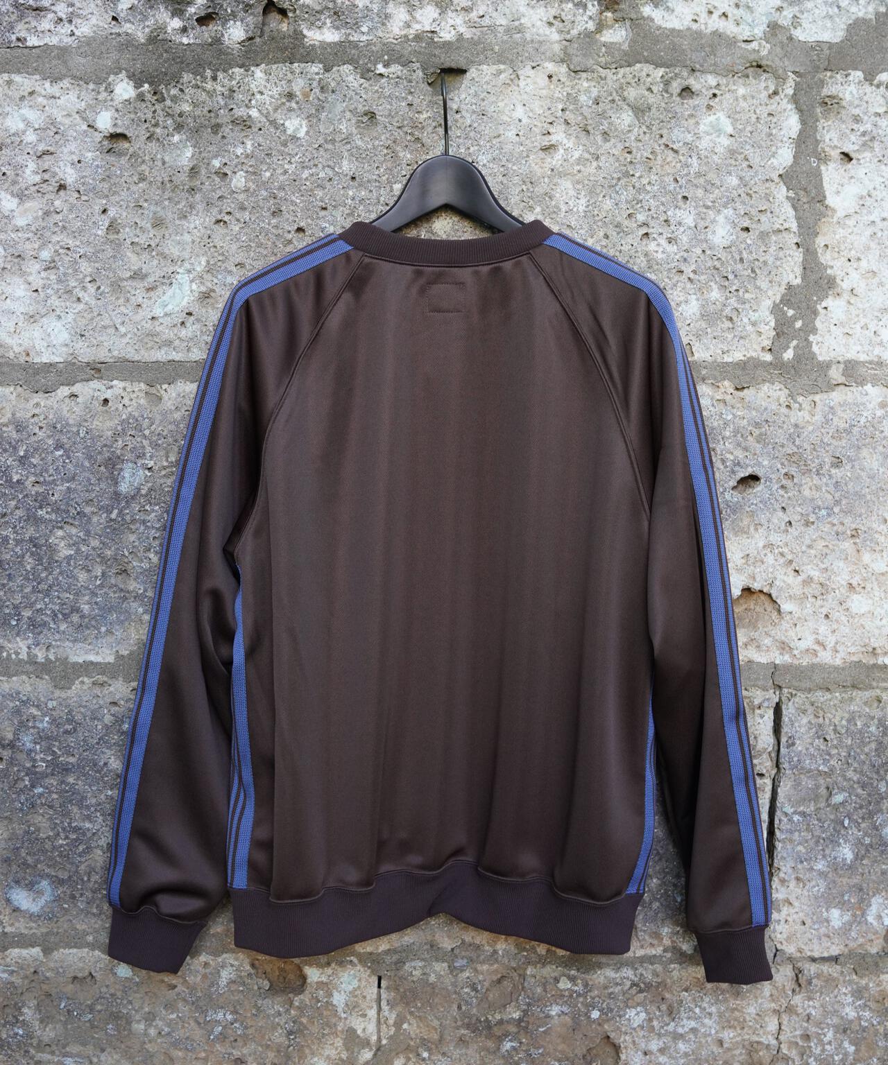 Needles/ニードルズ　別注Track Crew Neck Shirt - Poly Smooth
