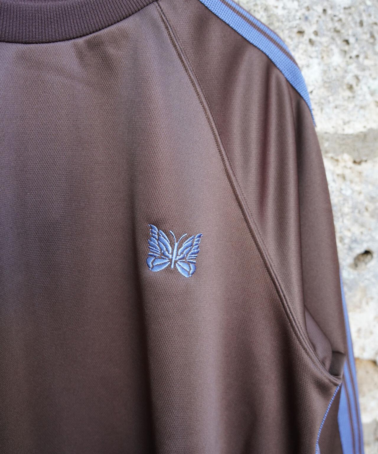 Needles/ニードルズ　別注Track Crew Neck Shirt - Poly Smooth